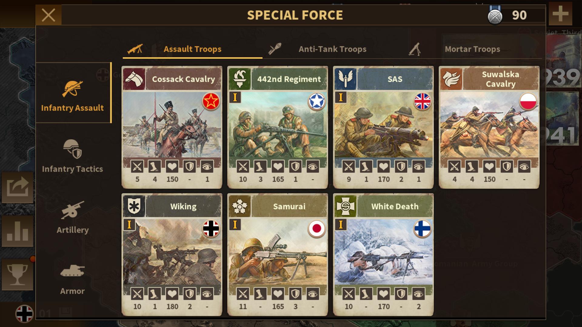 اسکرین شات 6 بازی Glory of Generals 3 - WW2 SLG