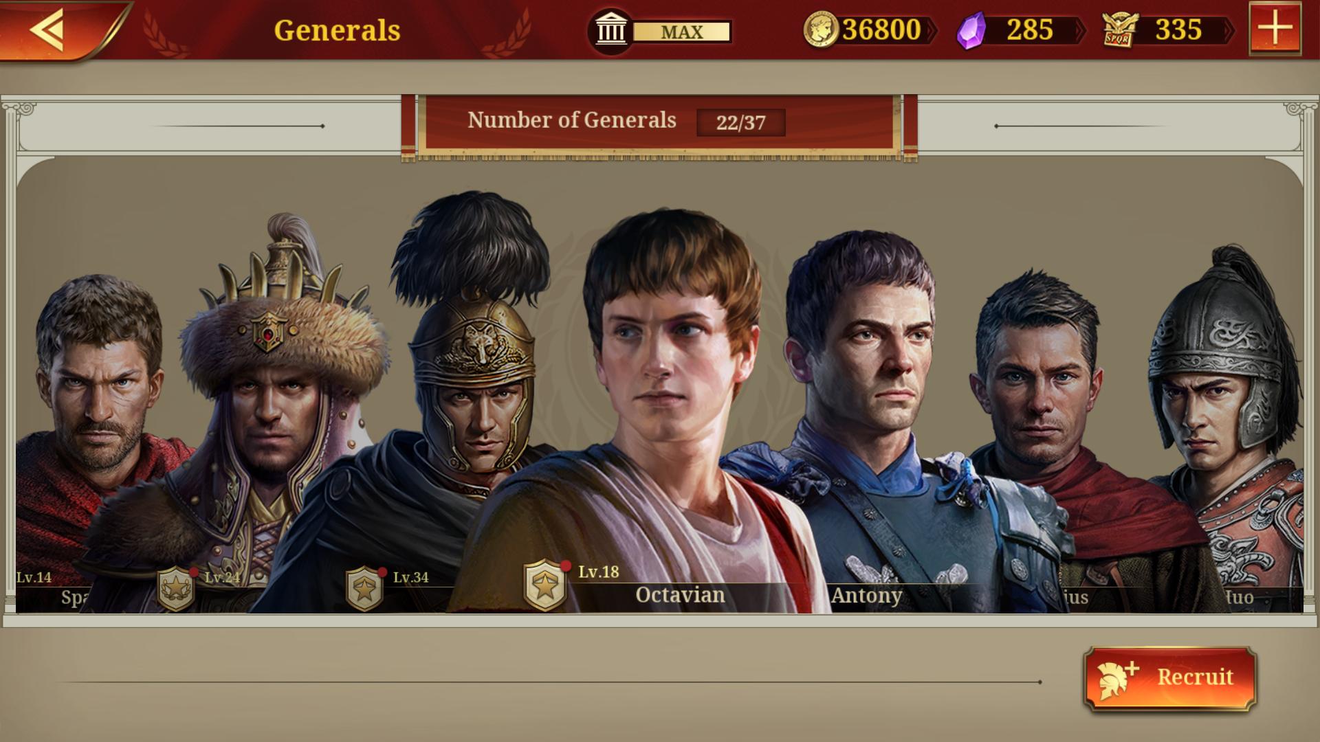 اسکرین شات 4 بازی Great Conqueror: Rome War Game