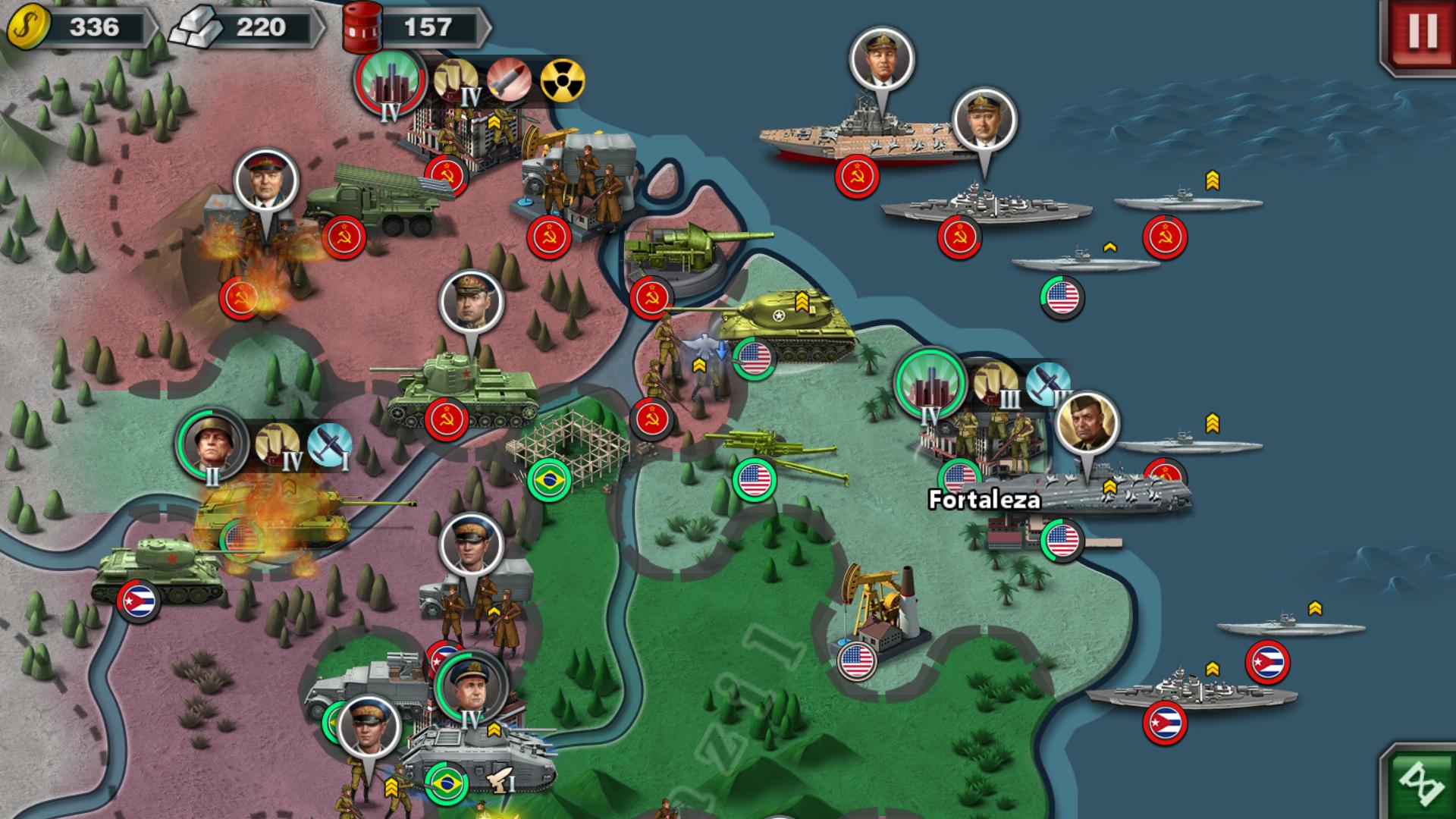 اسکرین شات 1 بازی World Conqueror 3-WW2 Strategy