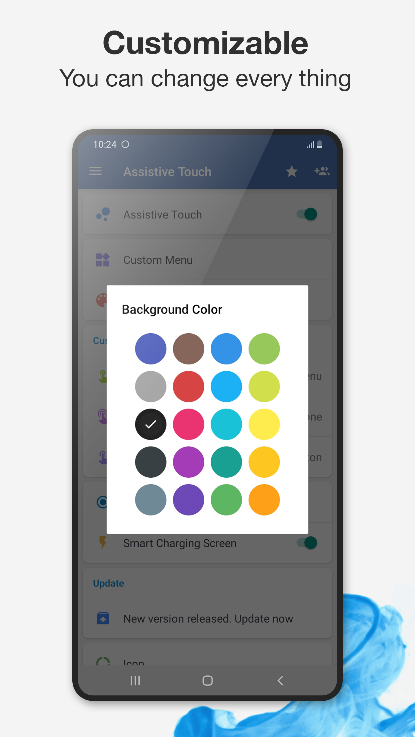 اسکرین شات 6 برنامه Assistive Touch for Android