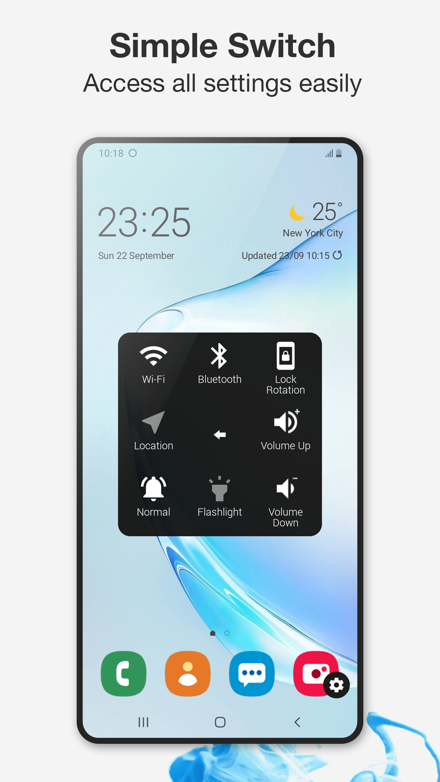 اسکرین شات 3 برنامه Assistive Touch for Android