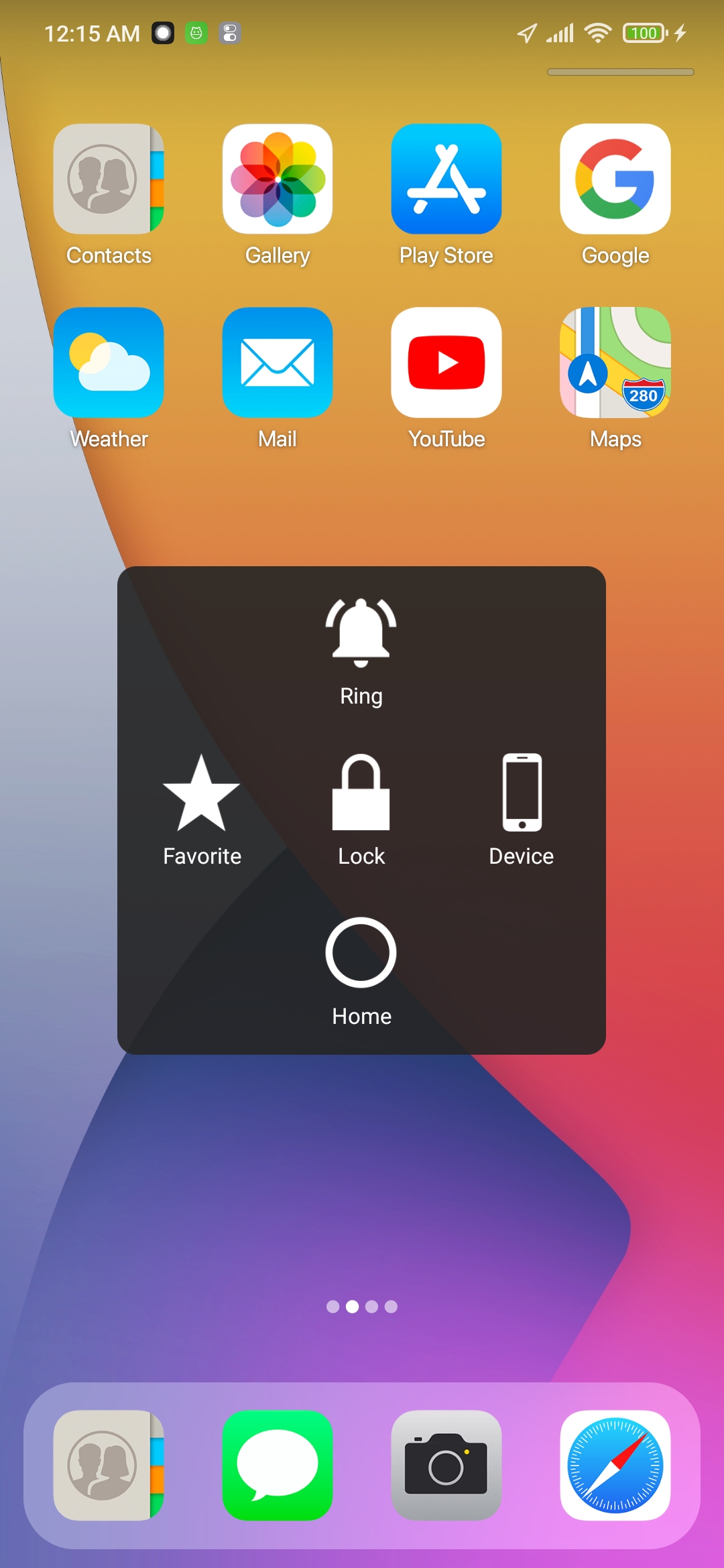 اسکرین شات 2 برنامه Assistive Touch for Android
