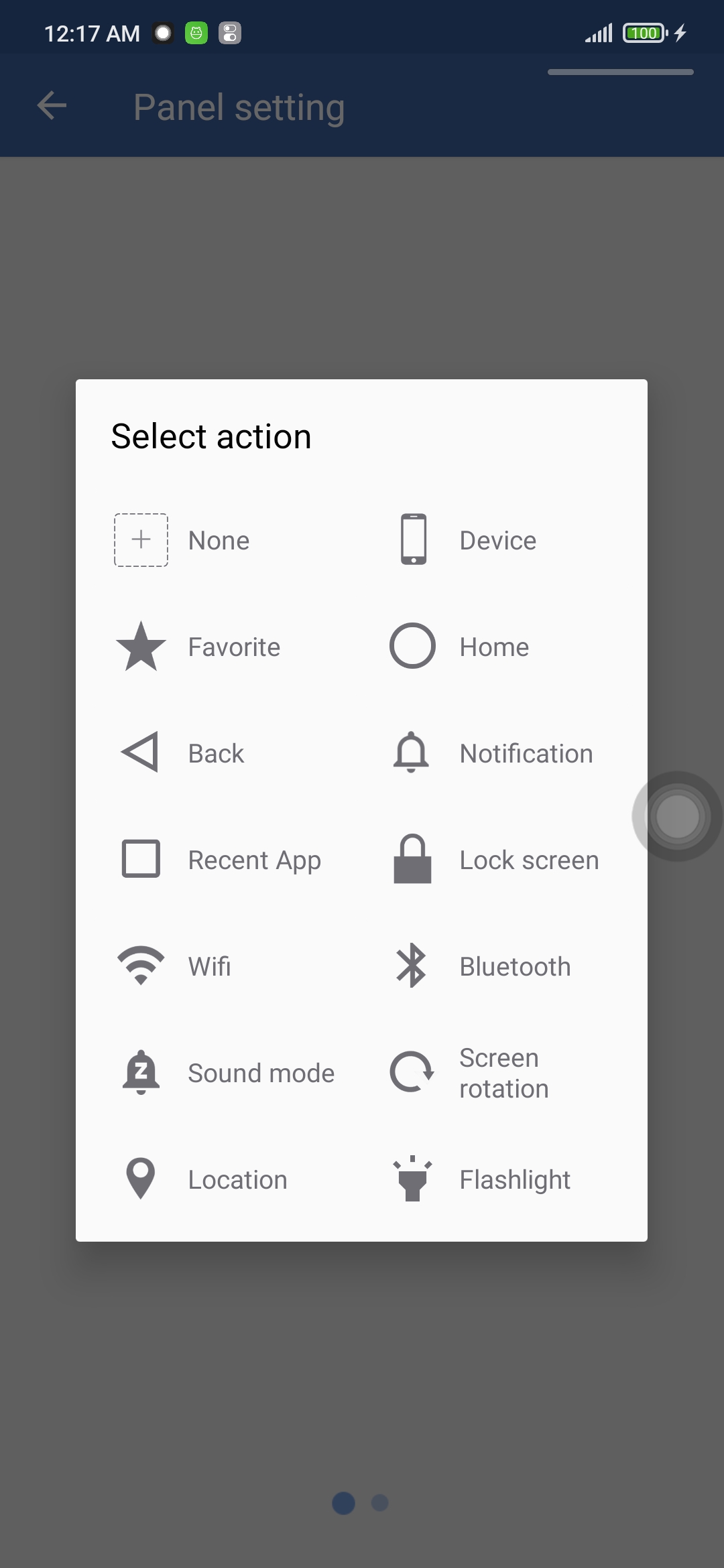 اسکرین شات 7 برنامه Assistive Touch for Android