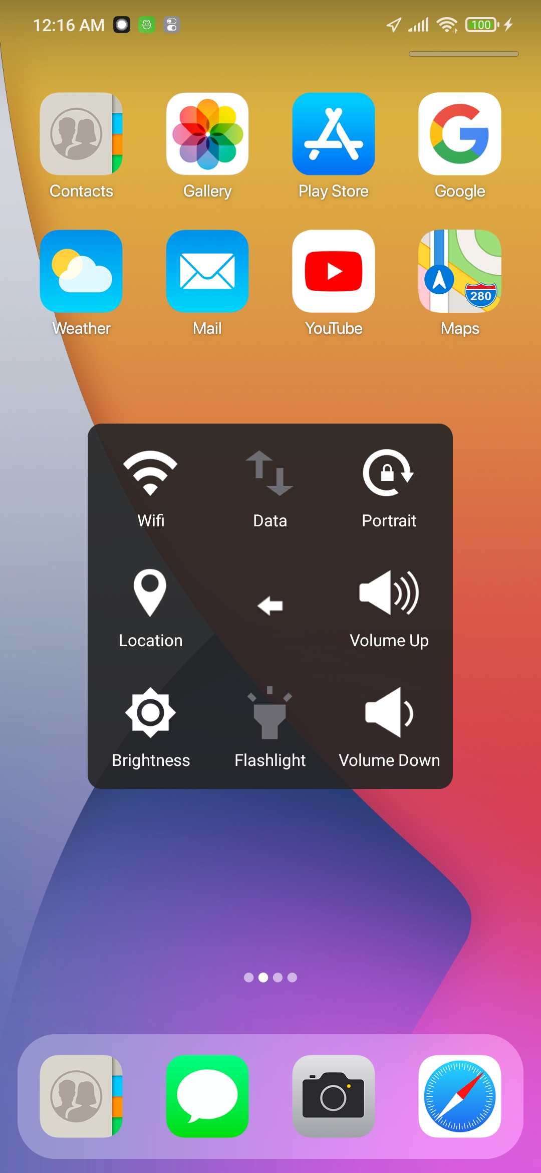اسکرین شات 3 برنامه Assistive Touch for Android