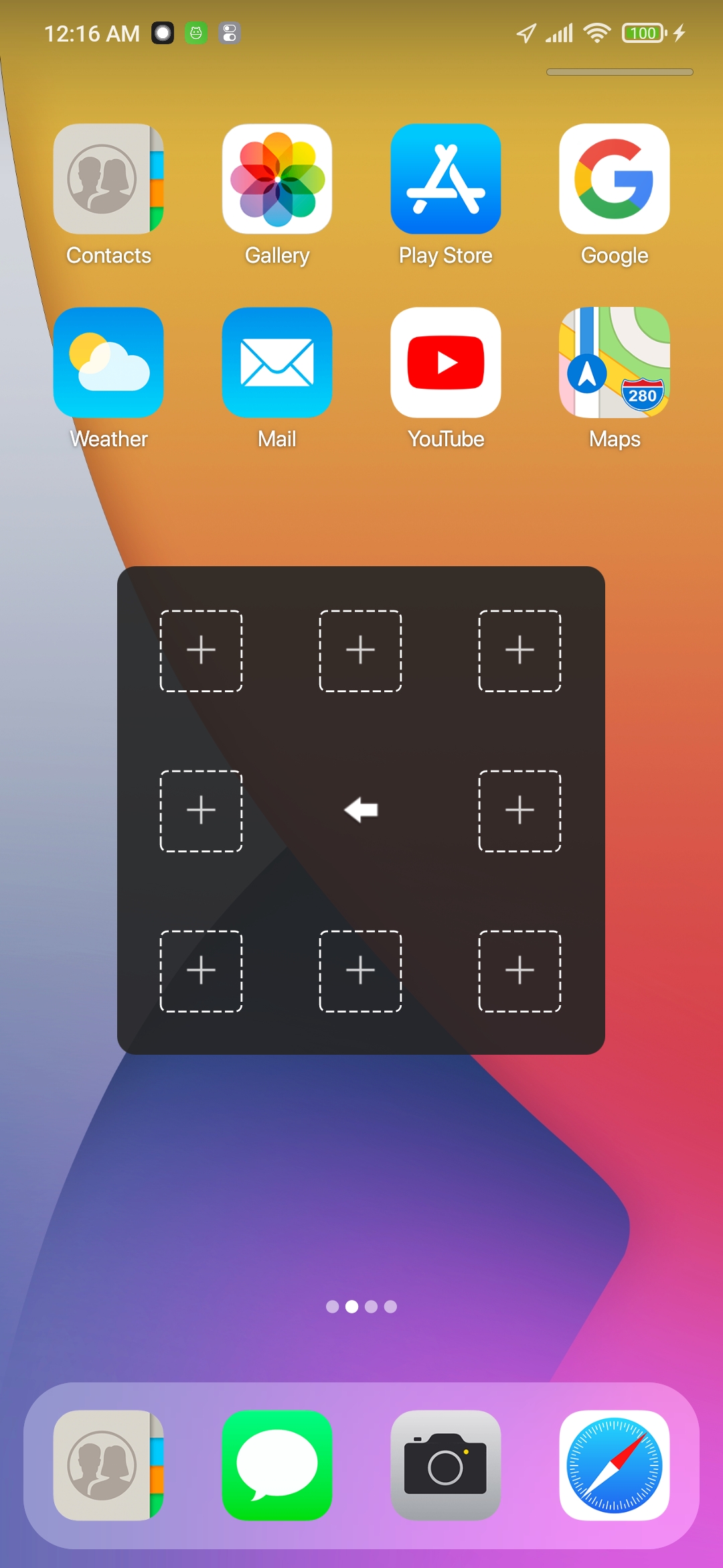 اسکرین شات 4 برنامه Assistive Touch for Android