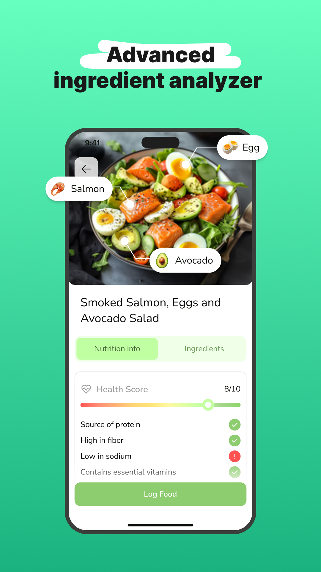 اسکرین شات 6 برنامه Eatr・AI Healthy Meal Plan・Diet