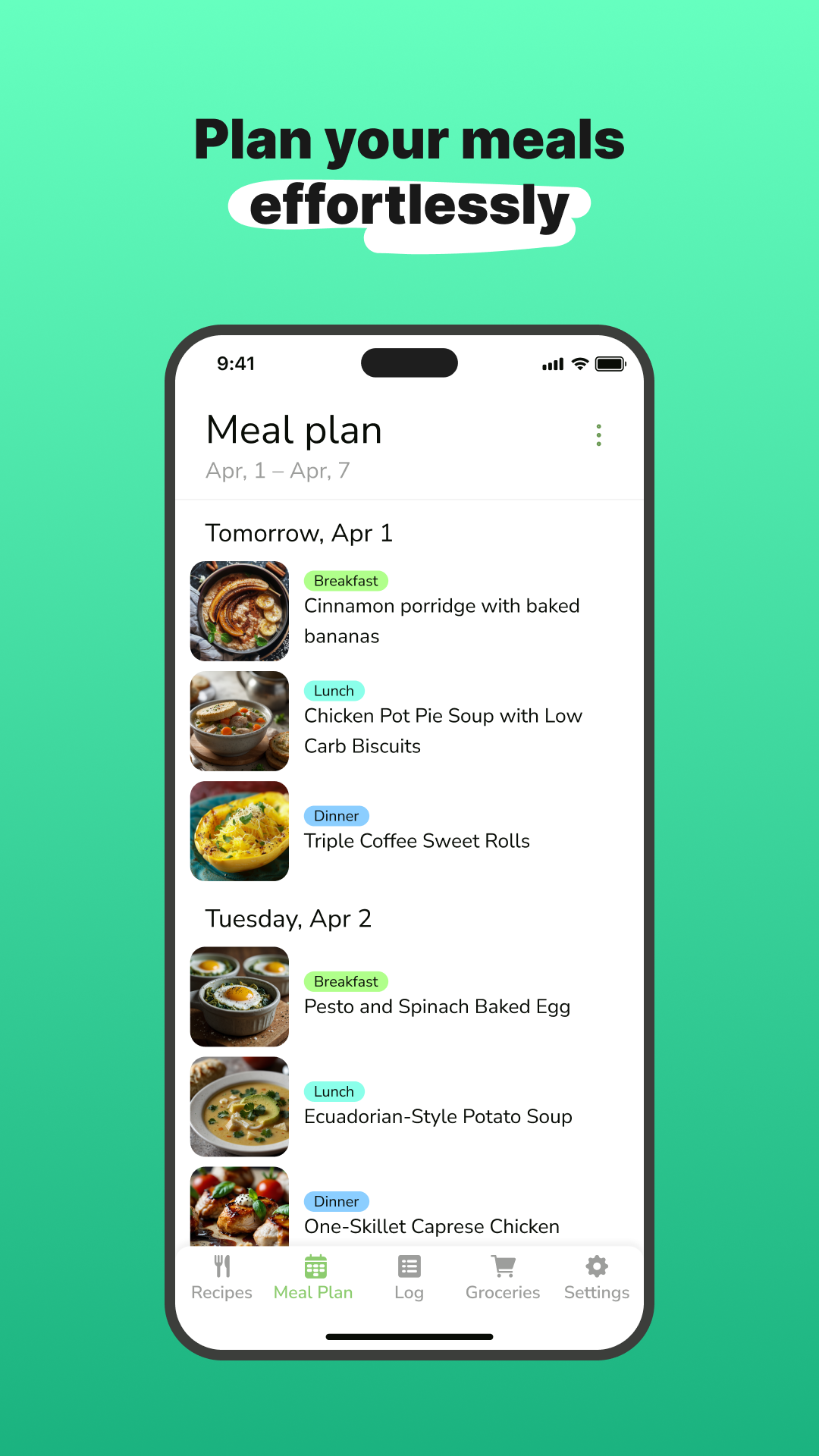 اسکرین شات 7 برنامه Eatr・AI Healthy Meal Plan・Diet