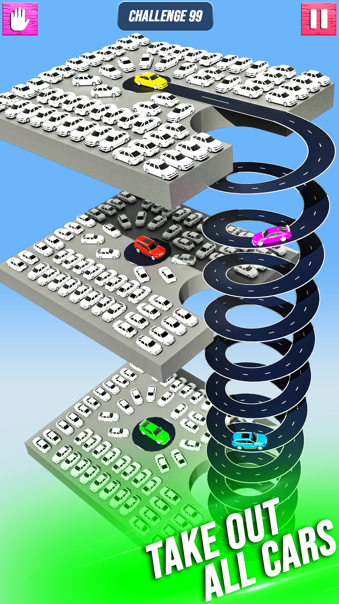 اسکرین شات 1 بازی Bus Out:  Traffic Puzzle Game