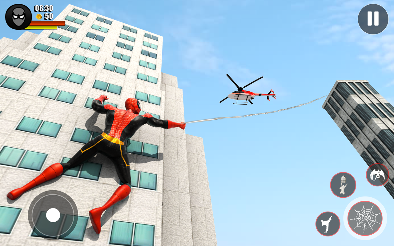 اسکرین شات 6 بازی Spider Rope Hero- Spider Games