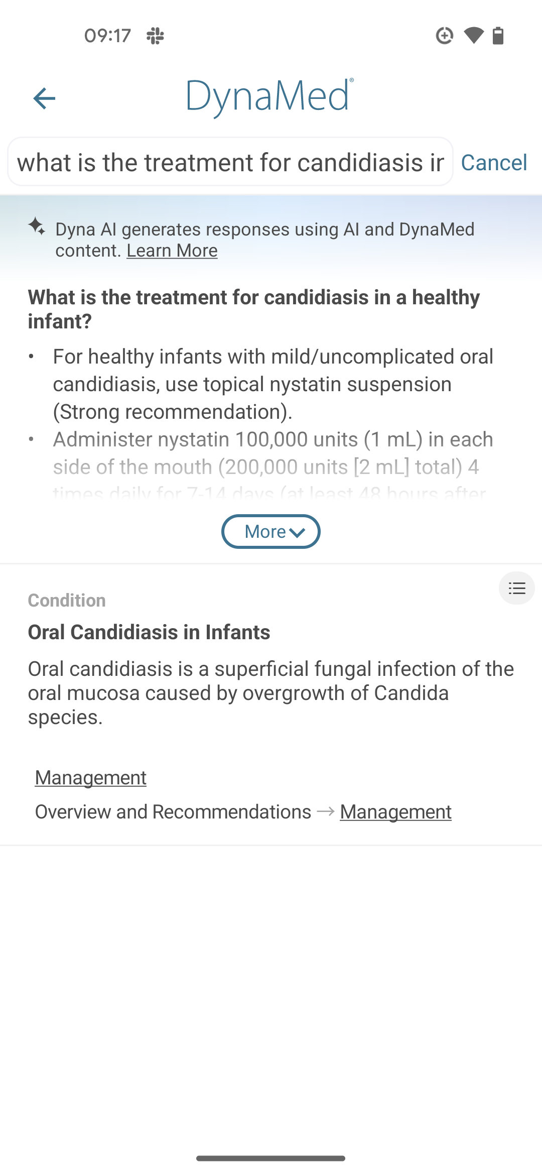 اسکرین شات 3 برنامه DynaMed