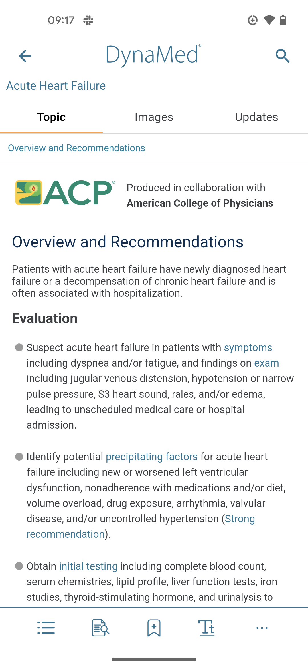 اسکرین شات 4 برنامه DynaMed