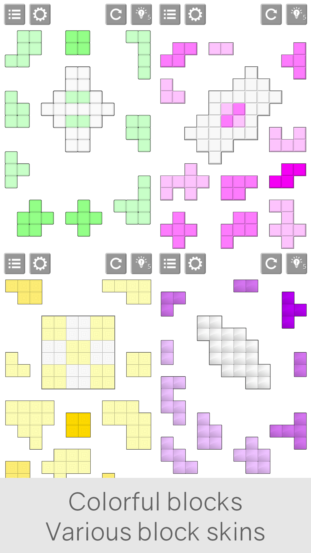 اسکرین شات 3 بازی Block + Coloring Puzzle