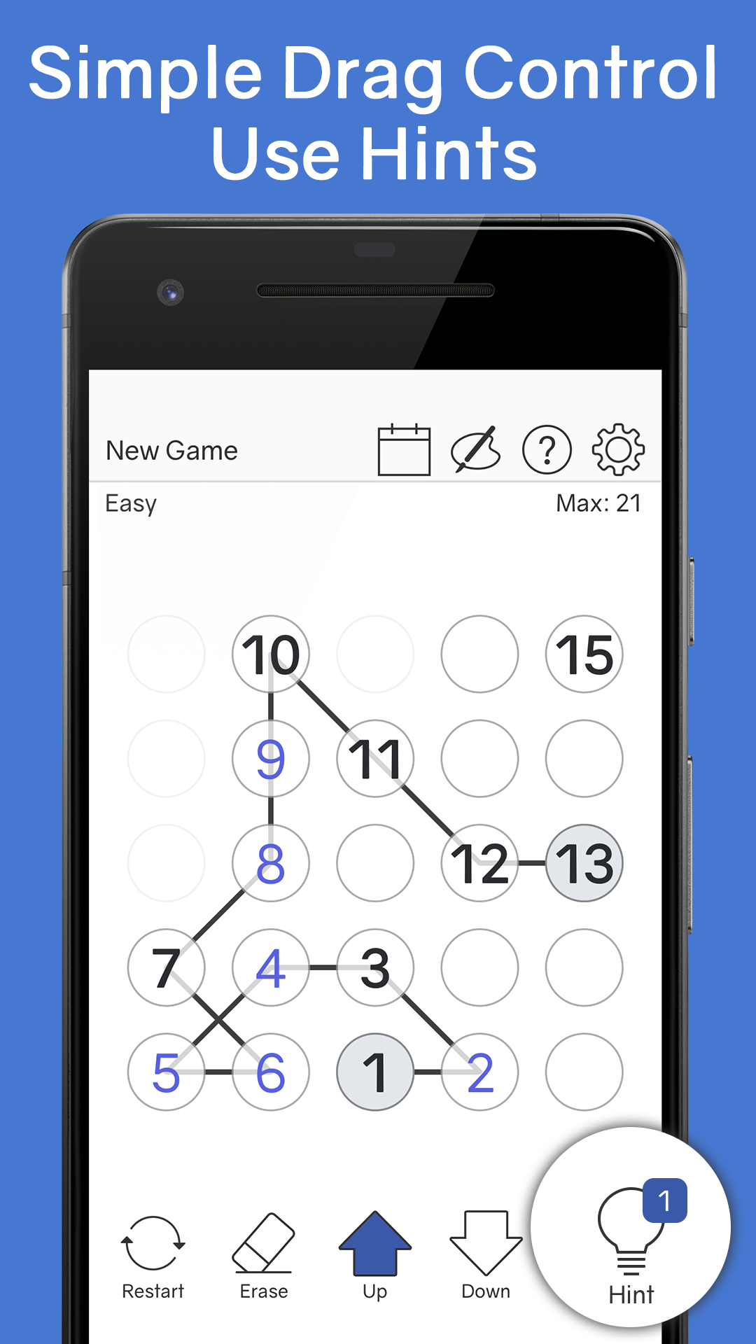اسکرین شات 1 بازی Number Chain - Logic Puzzle