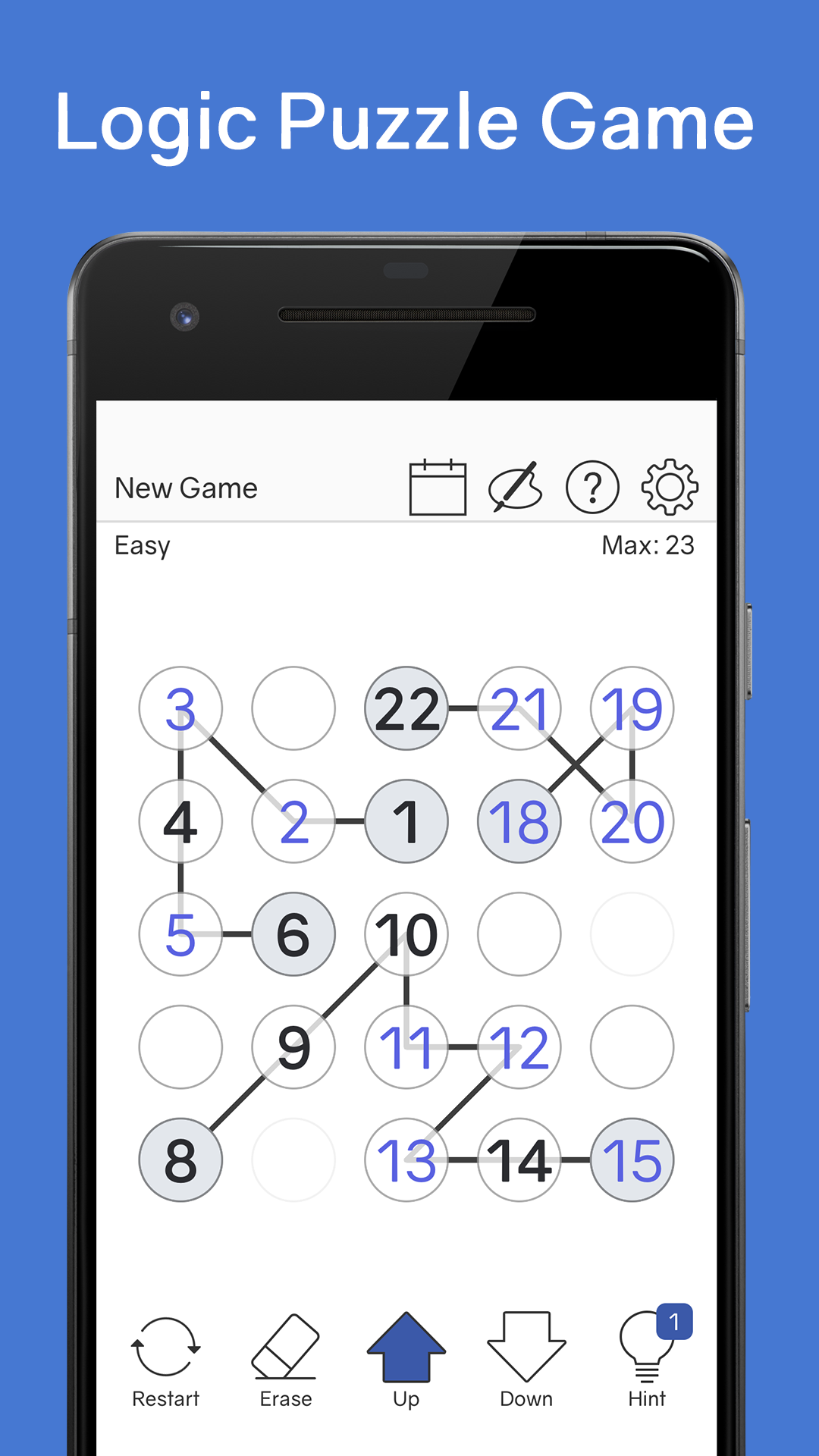 اسکرین شات 5 بازی Number Chain - Logic Puzzle