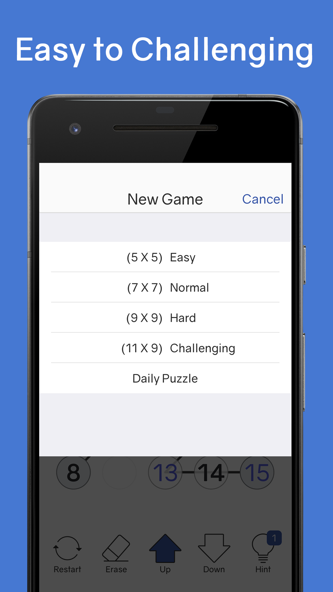 اسکرین شات 4 بازی Number Chain - Logic Puzzle