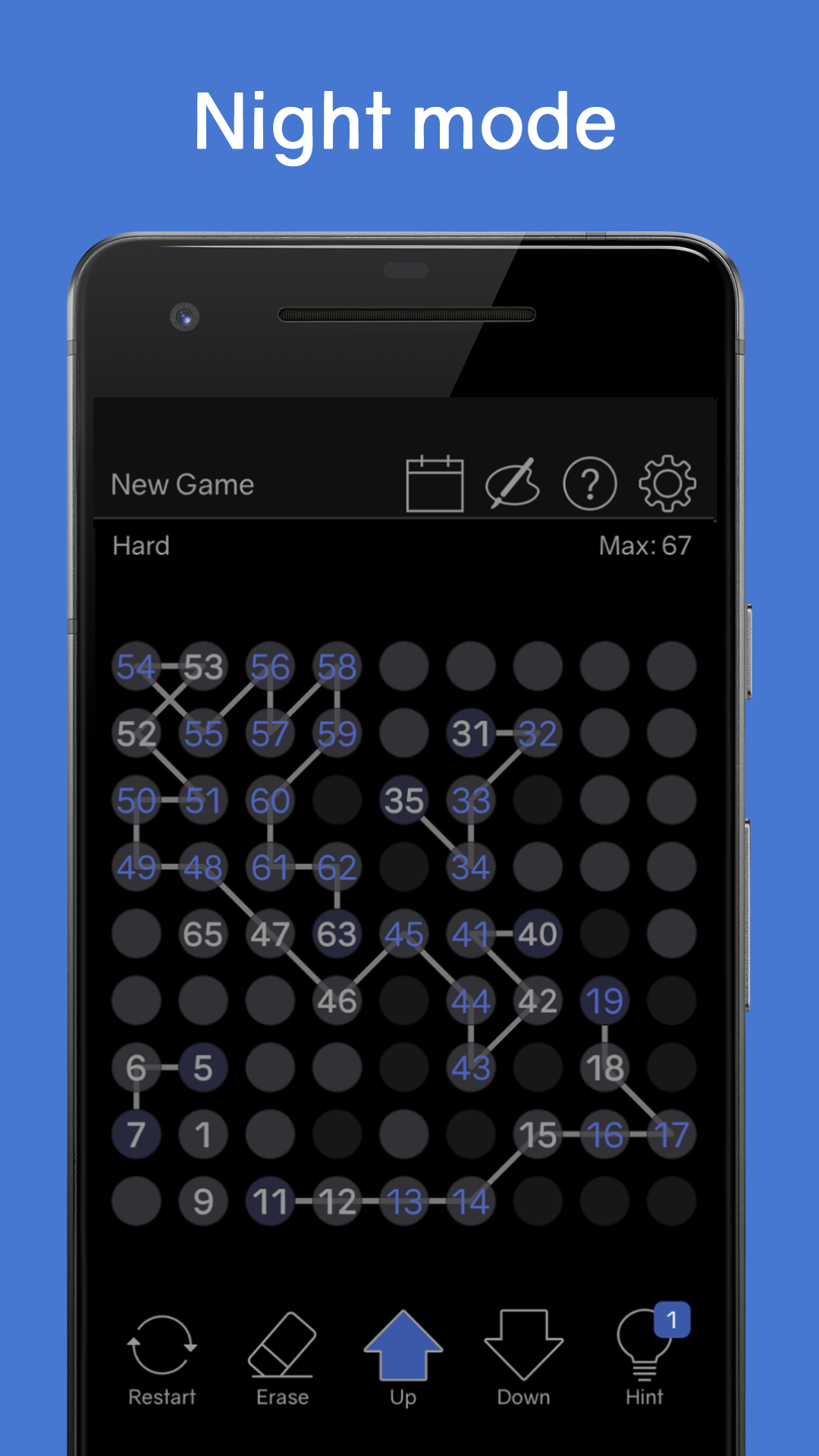 اسکرین شات 2 بازی Number Chain - Logic Puzzle