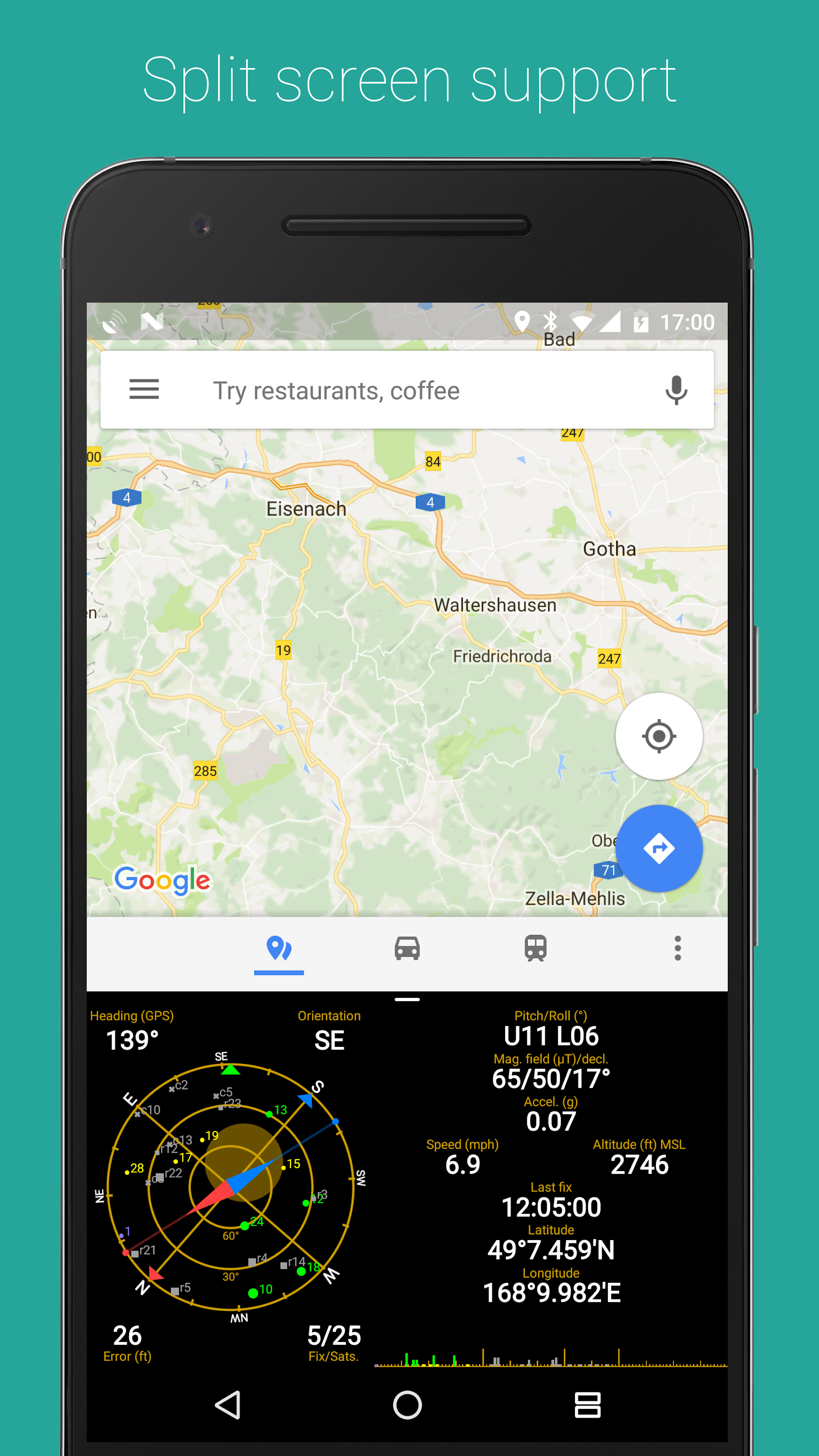 اسکرین شات 8 برنامه GPS Status & Toolbox