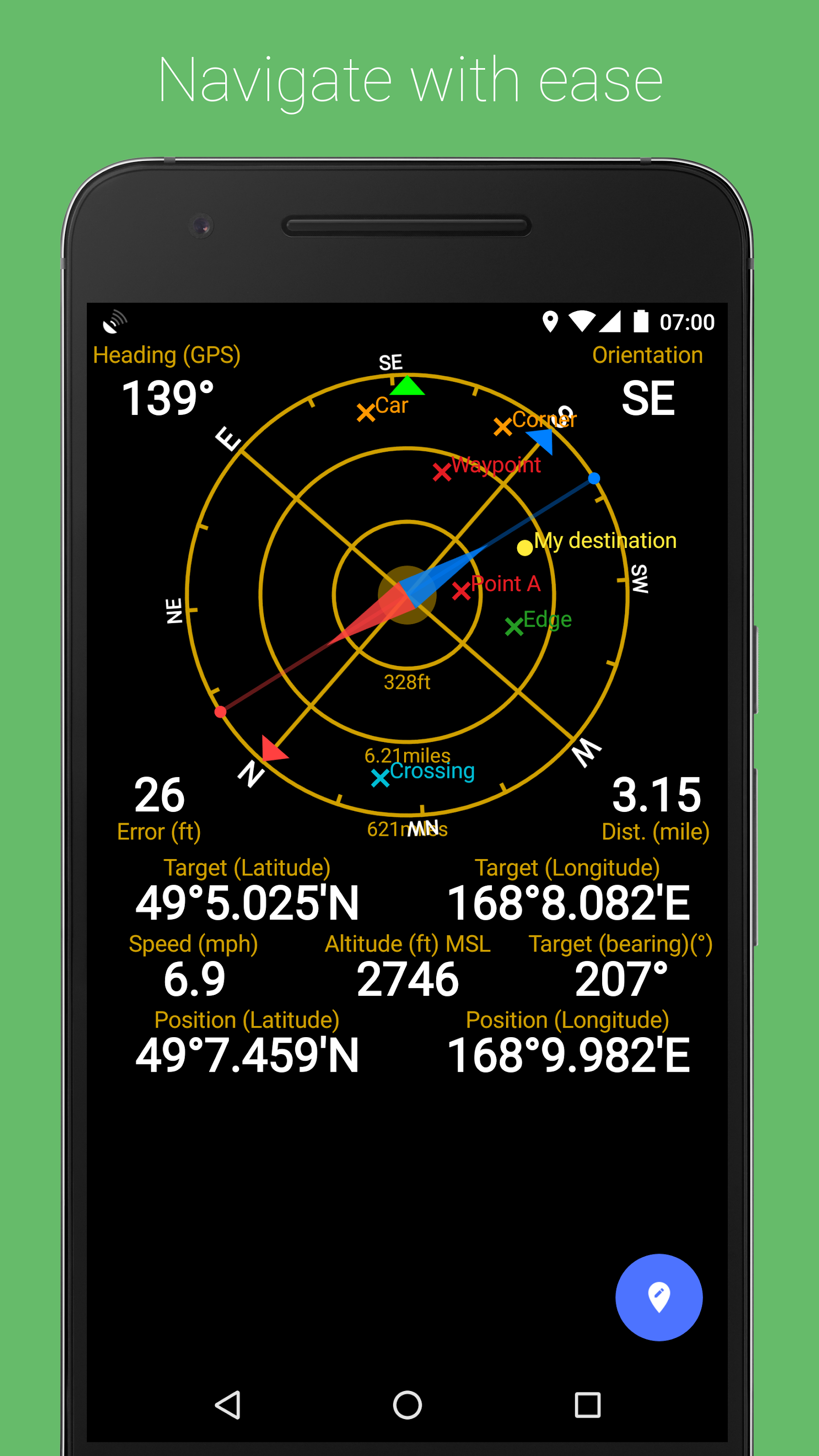 اسکرین شات 3 برنامه GPS Status & Toolbox