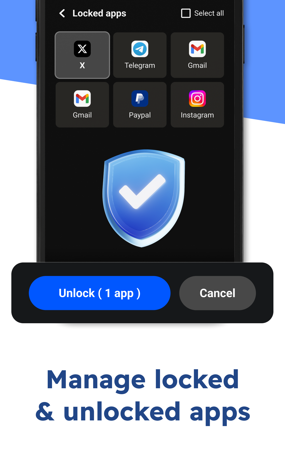 اسکرین شات 6 برنامه App Lock - Fingerprint Applock
