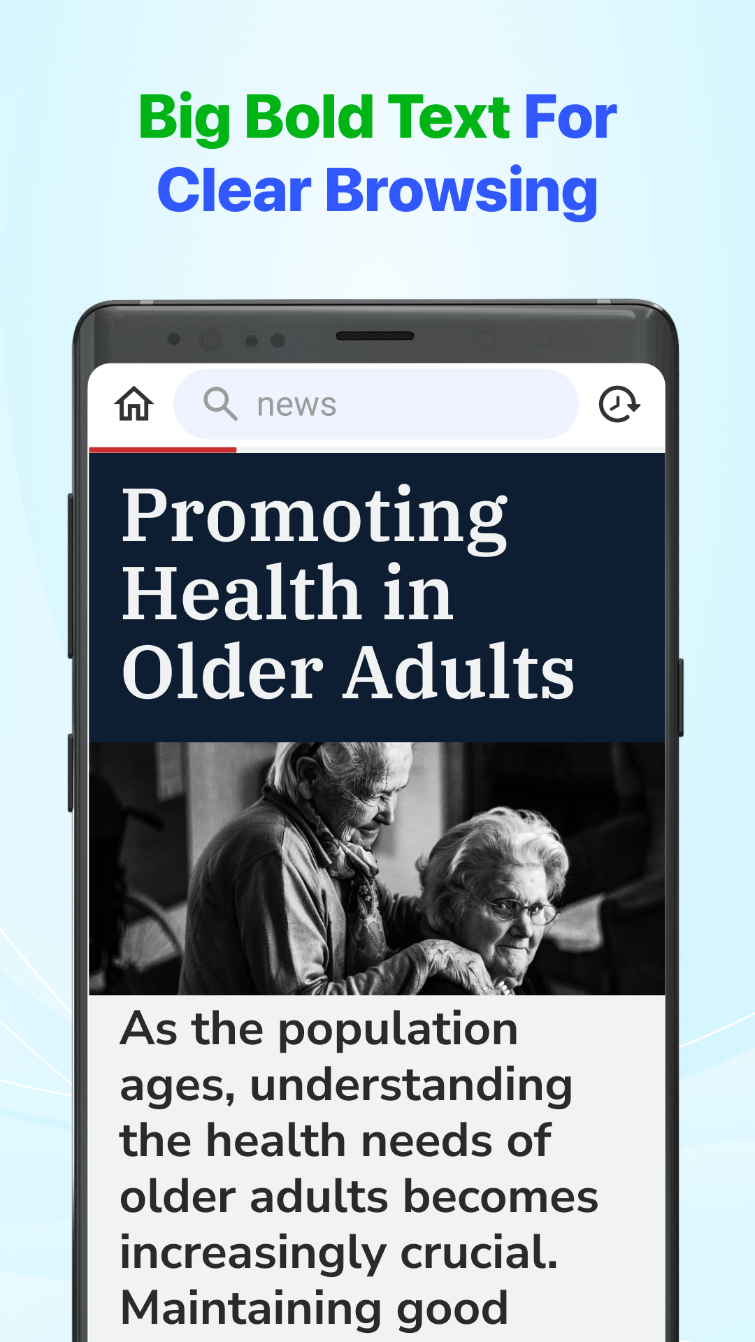 اسکرین شات 5 برنامه Big Font - Big Text Size