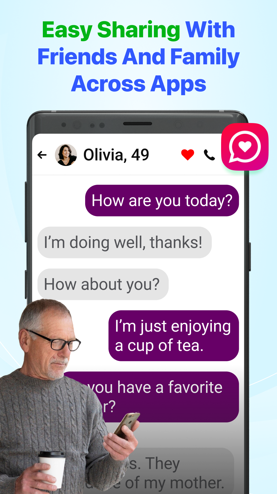 اسکرین شات 3 برنامه Big Font - Big Text Size