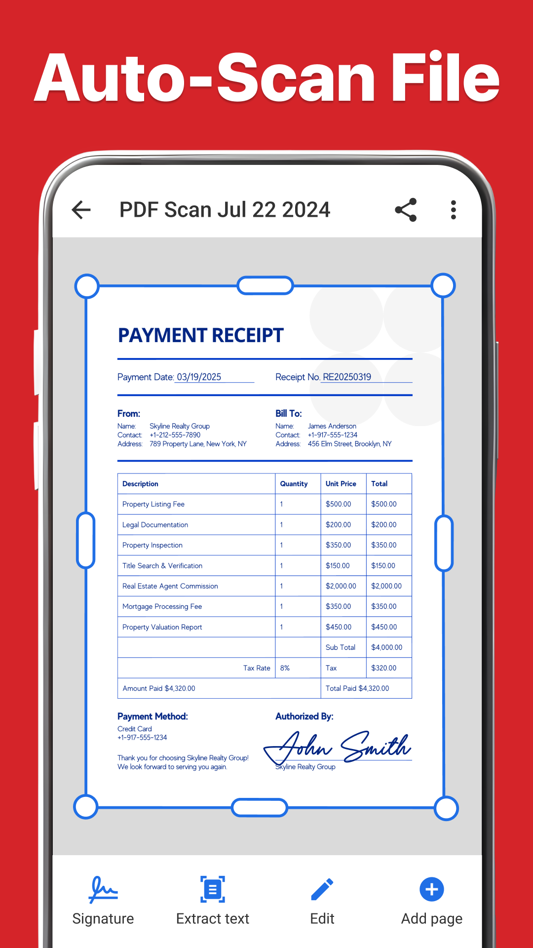 اسکرین شات 3 برنامه PDF Document Scanner - PixScan