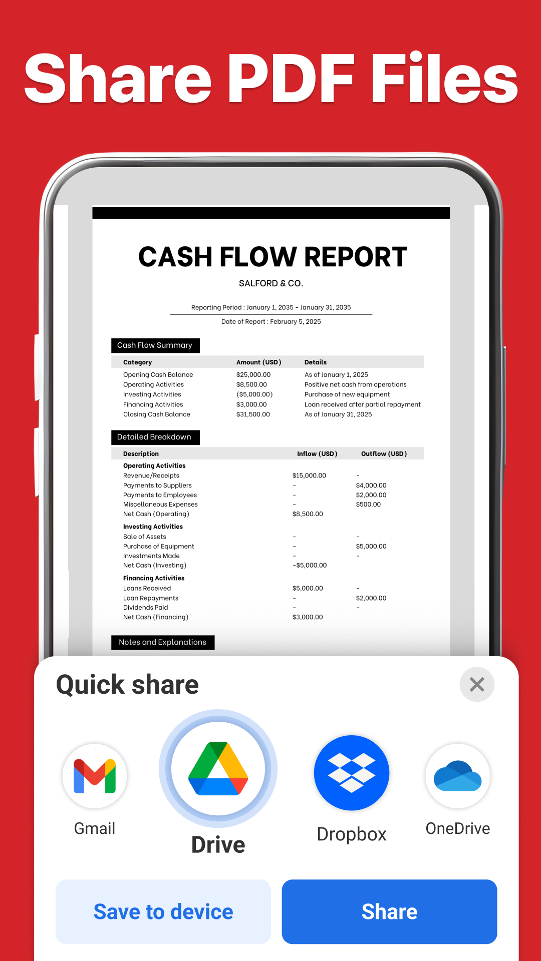 اسکرین شات 5 برنامه PDF Document Scanner - PixScan