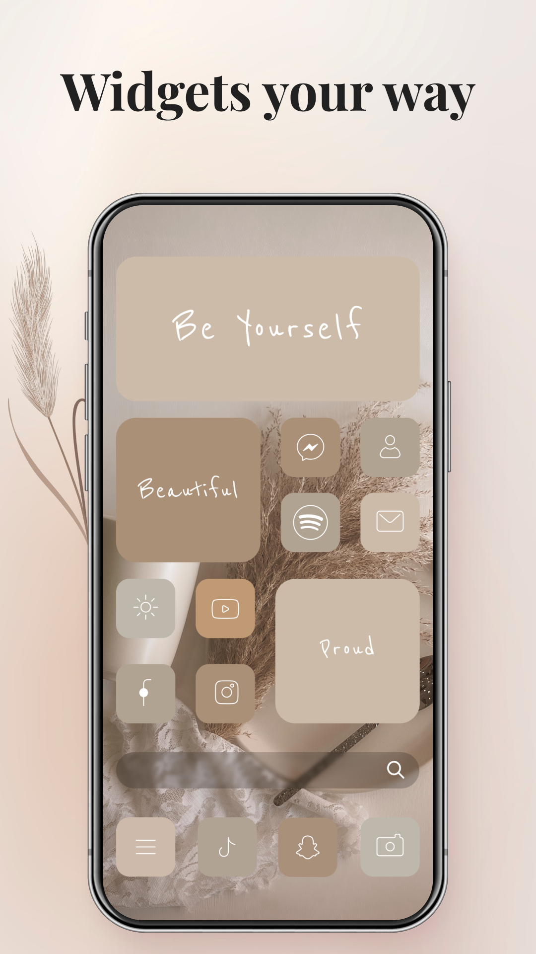 اسکرین شات 3 برنامه Themes, Widgets & Icon changer