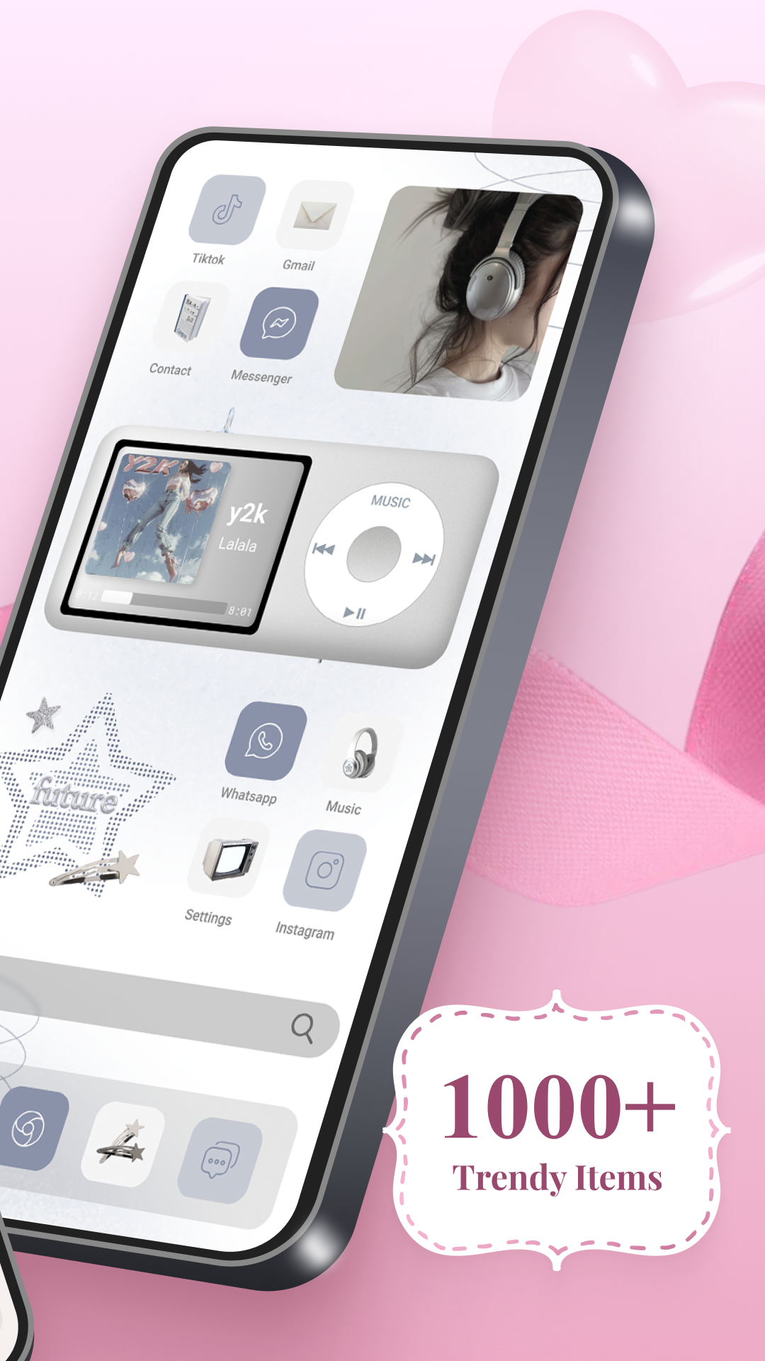 اسکرین شات 2 برنامه Themes, Widgets & Icon changer