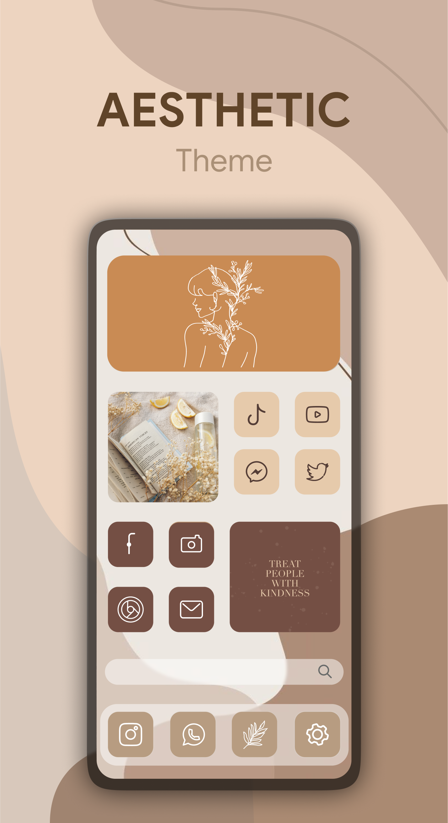 اسکرین شات 2 برنامه Themes, Widgets & Icon changer