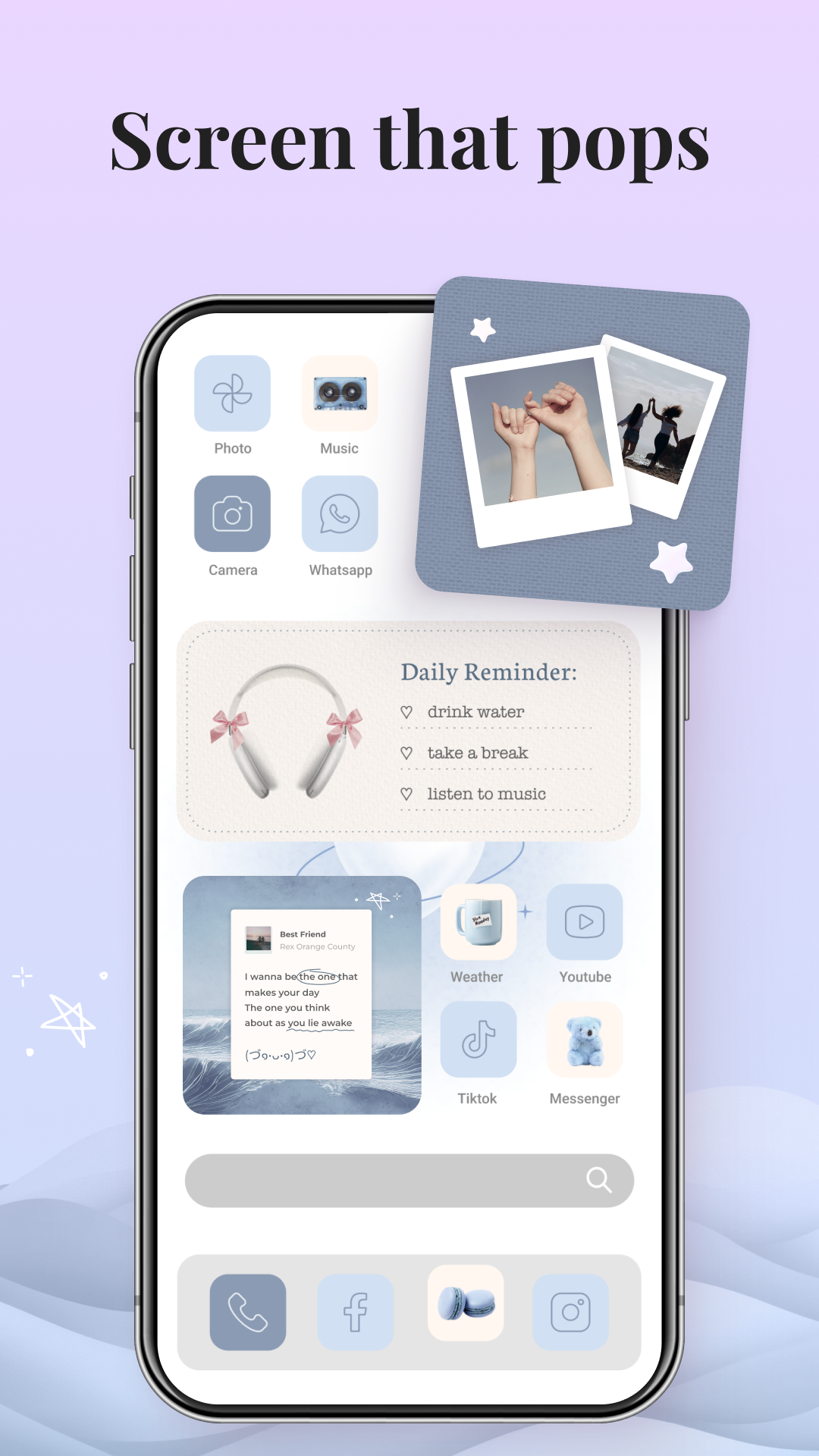 اسکرین شات 5 برنامه Themes, Widgets & Icon changer