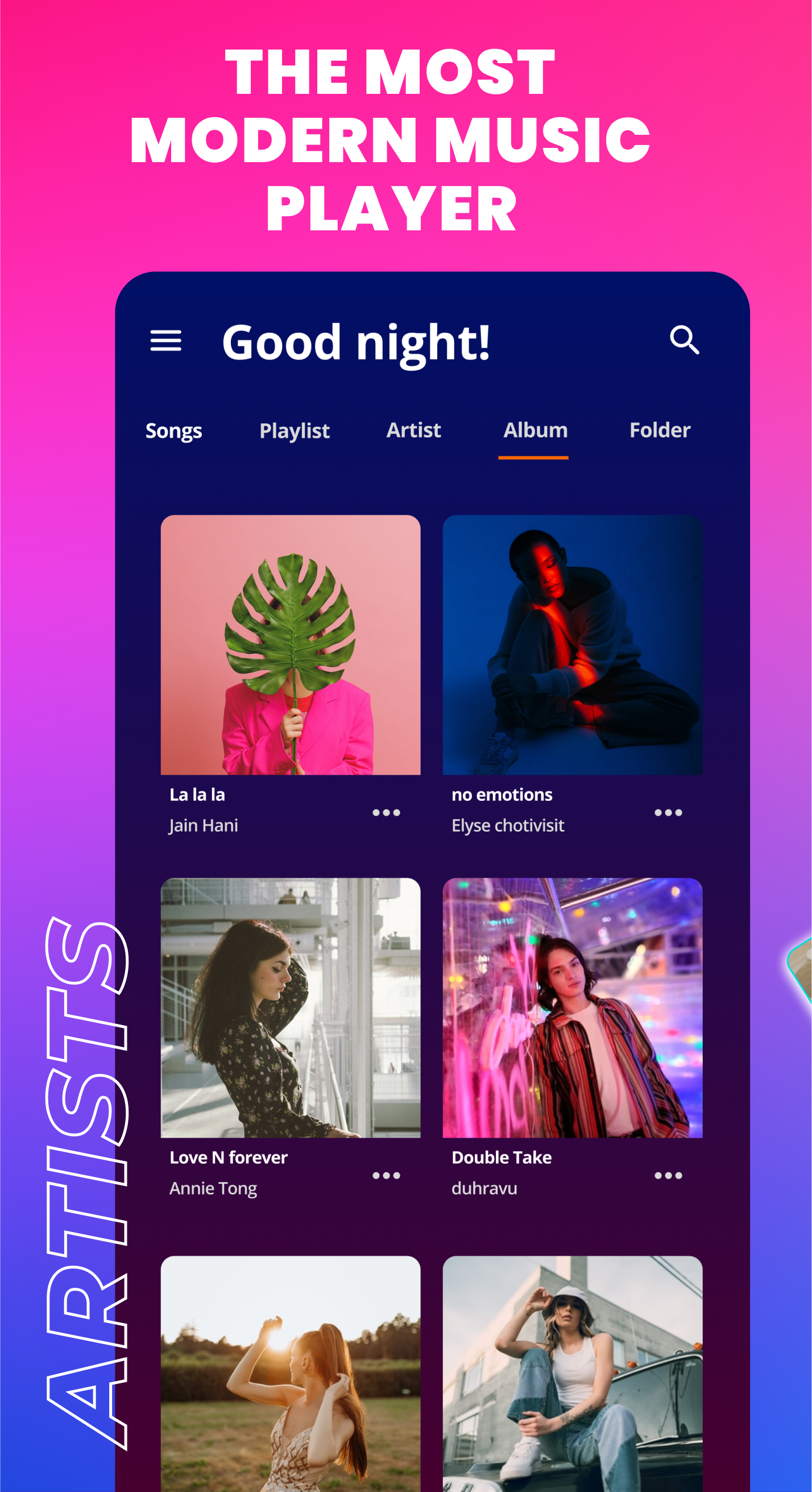 اسکرین شات 6 برنامه Music Player - MP3 player