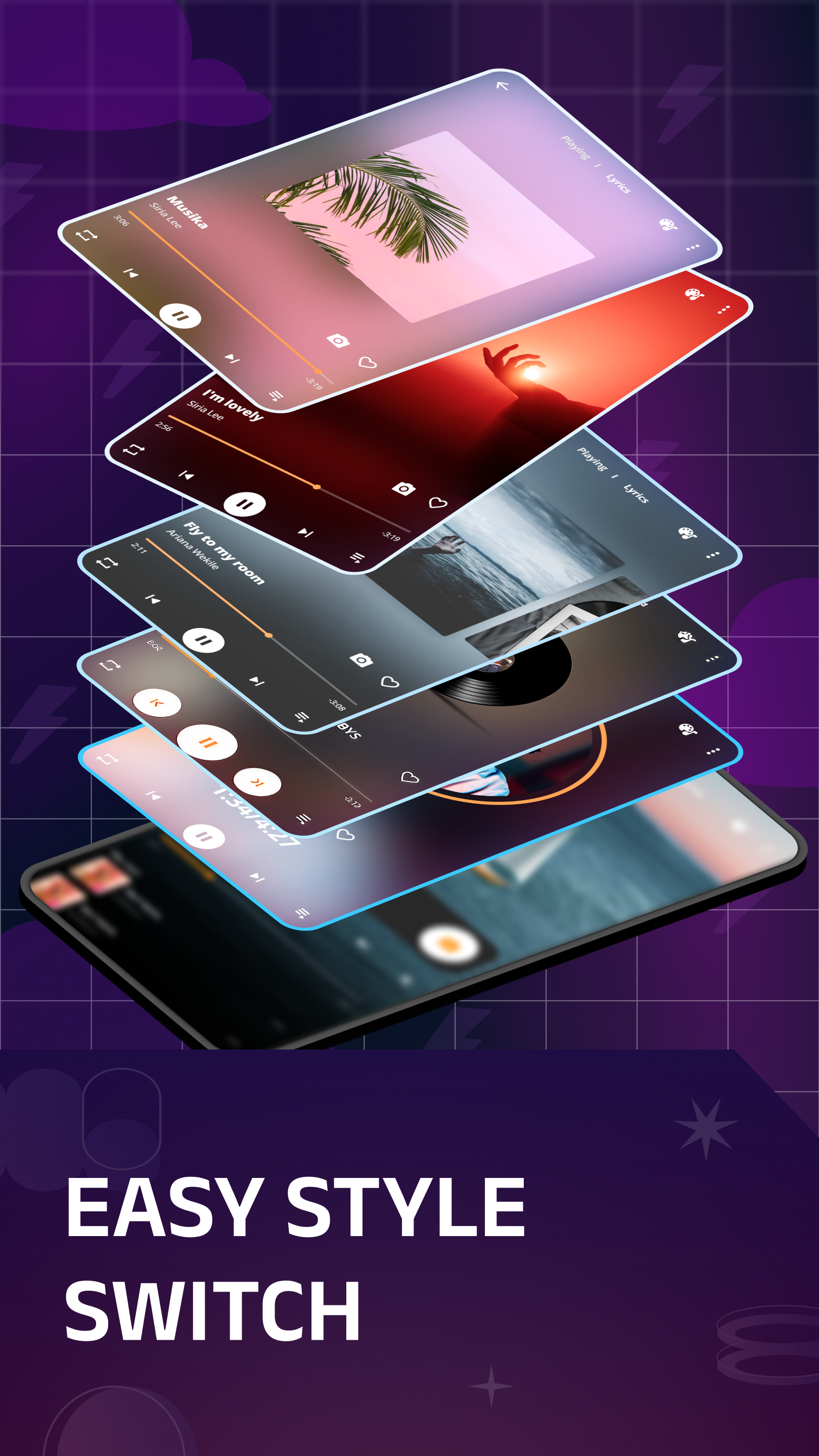 اسکرین شات 7 برنامه Music Player - MP3 player