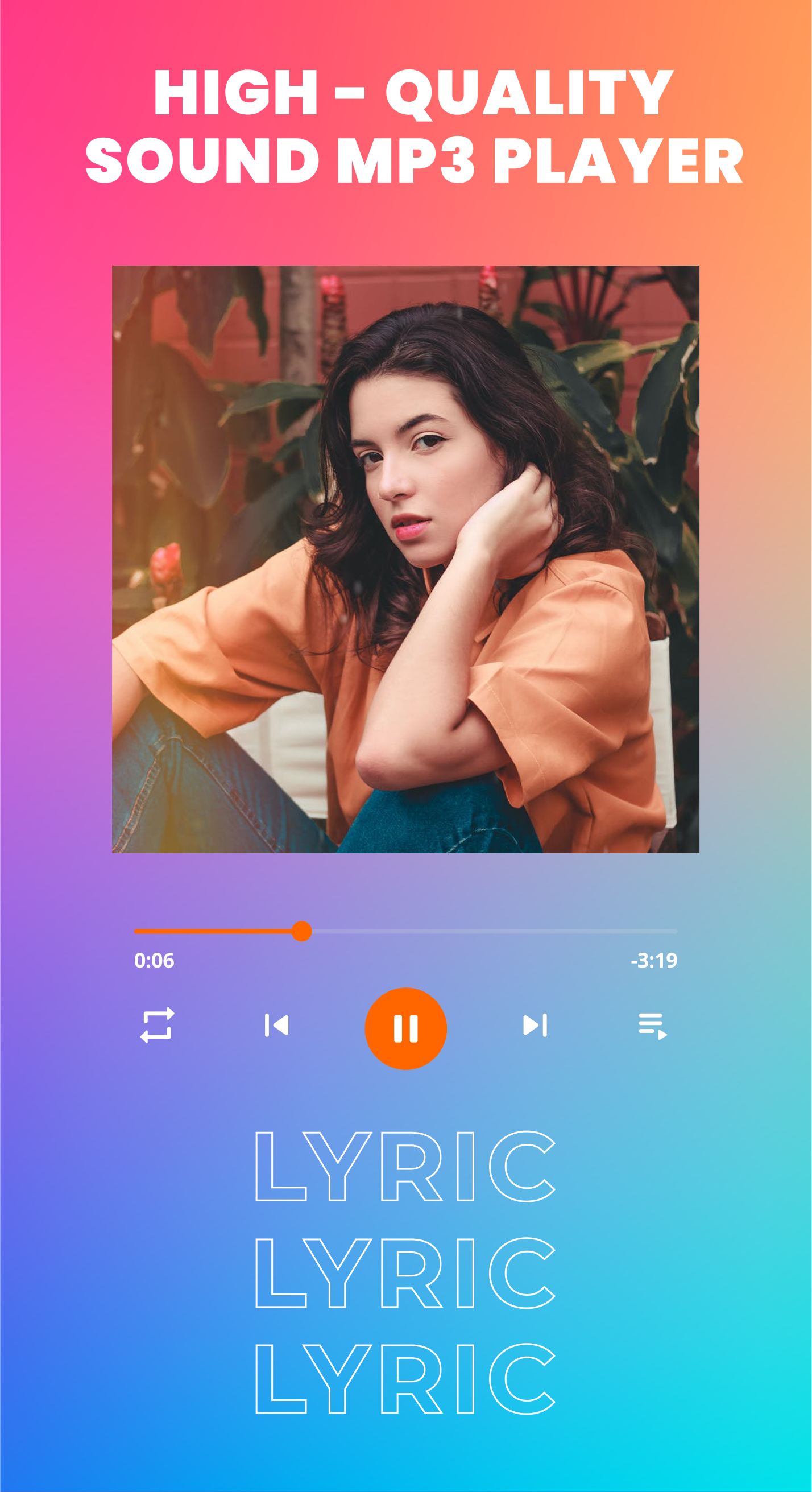 اسکرین شات 3 برنامه Music Player - MP3 player