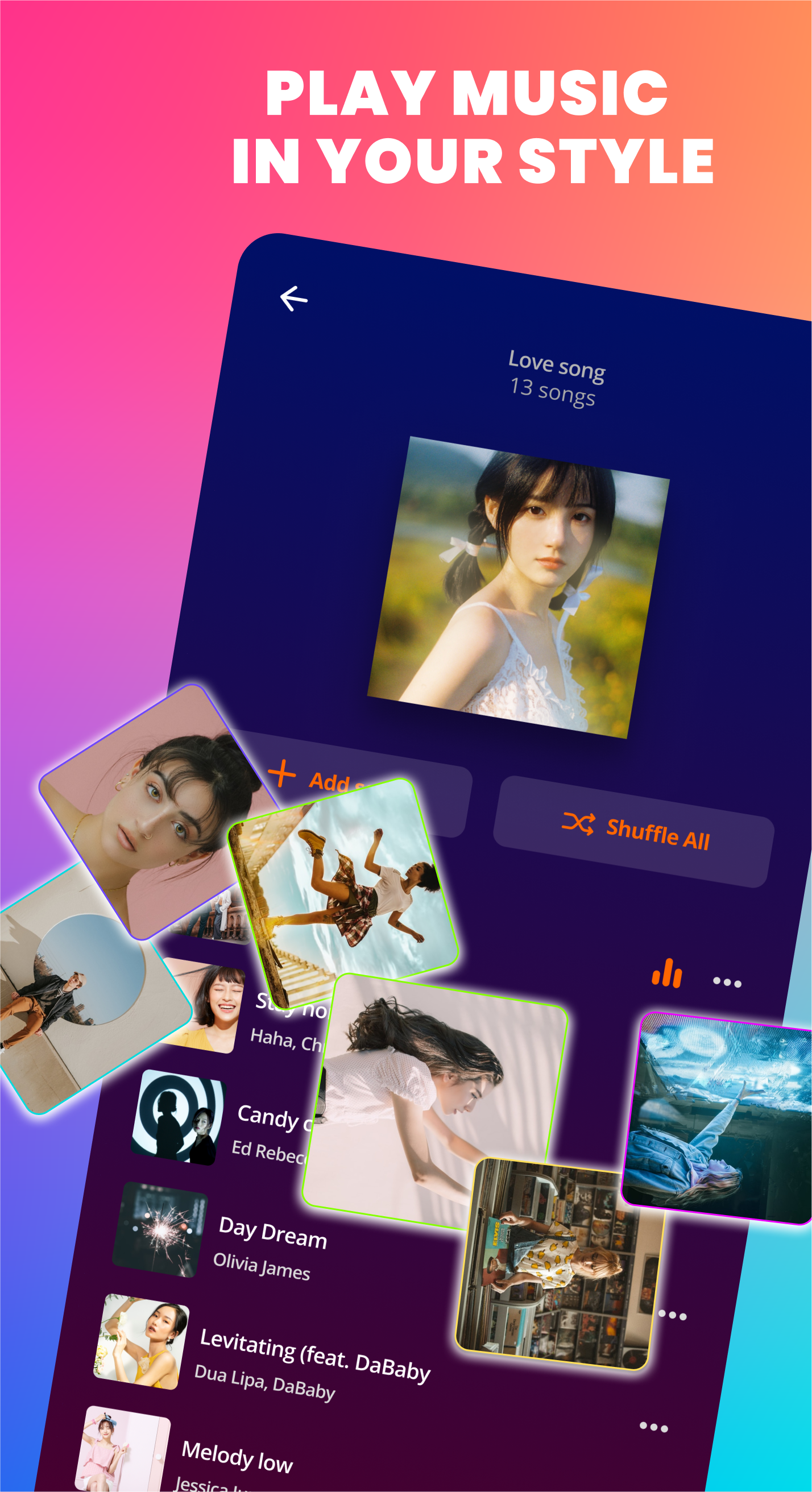 اسکرین شات 5 برنامه Music Player - MP3 player