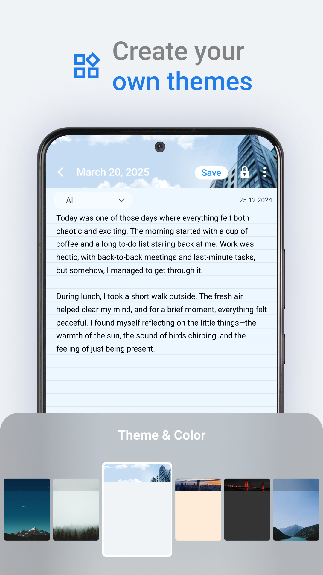 اسکرین شات 4 برنامه FlyNote - Notes, Notepad