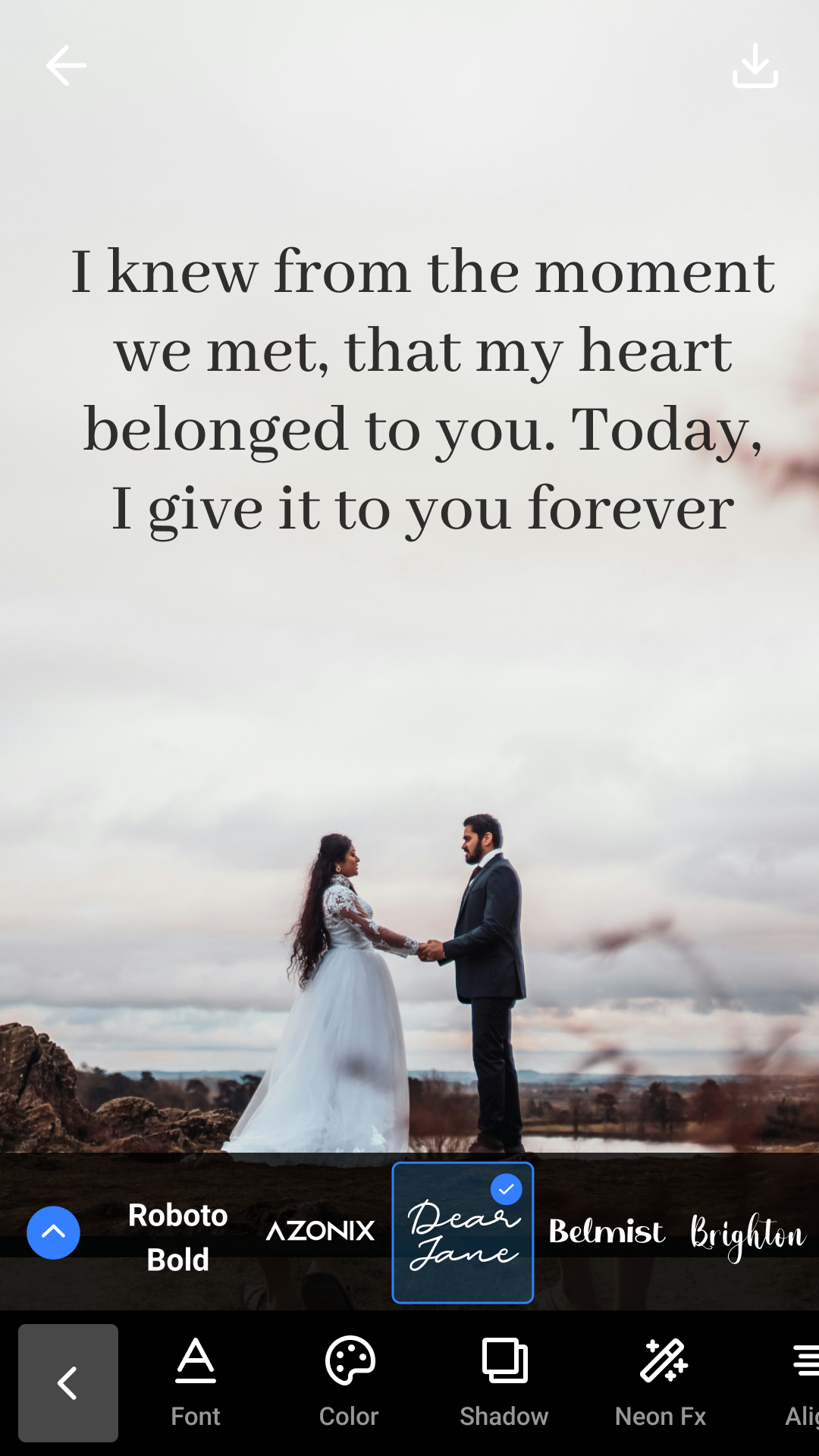 اسکرین شات 7 برنامه Text on Photo - Text Art