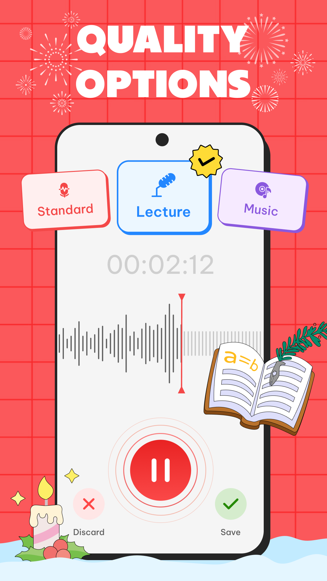 اسکرین شات 5 برنامه Voice Recorder - Voice memos