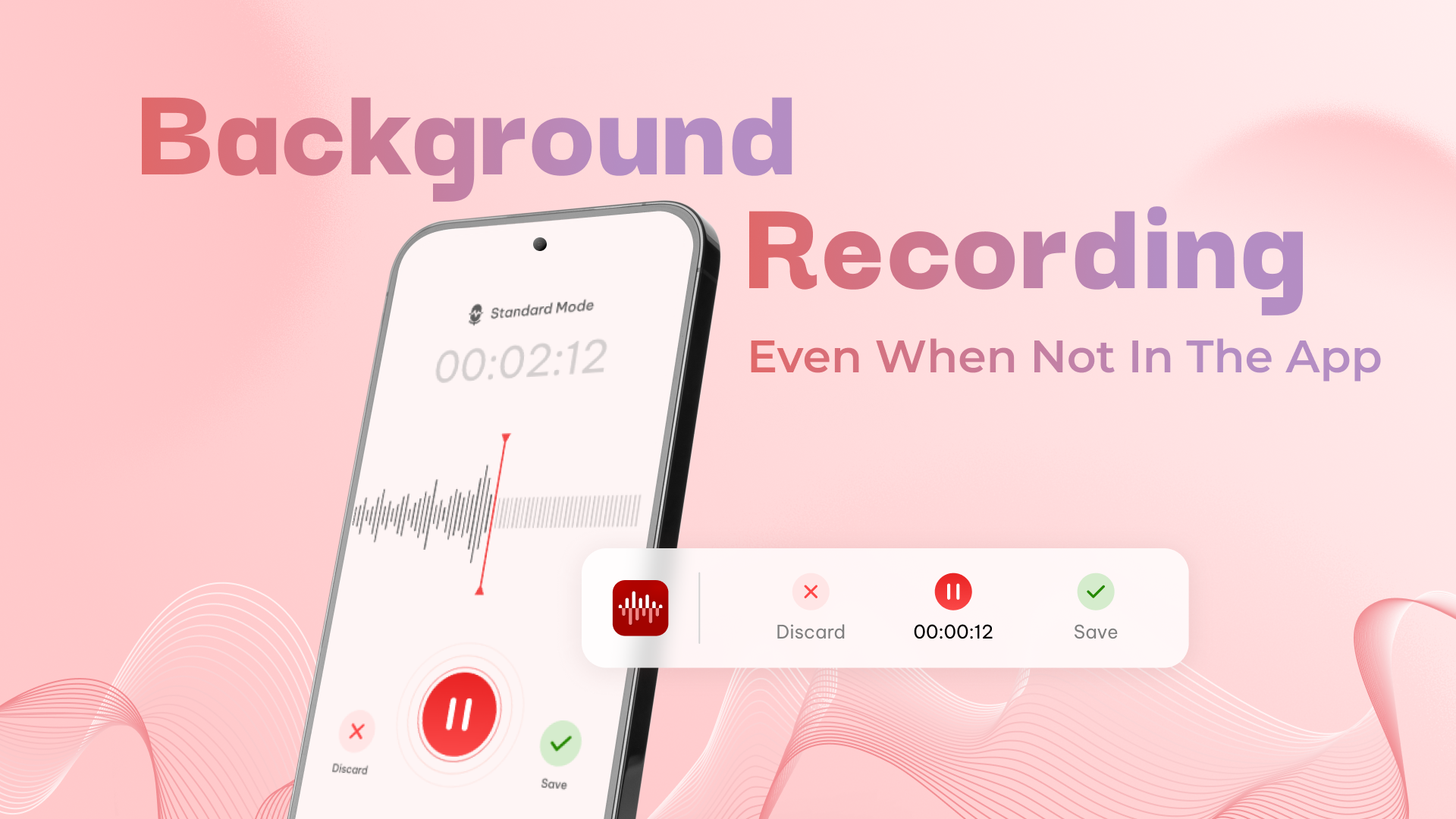 اسکرین شات 6 برنامه Voice Recorder - Voice memos
