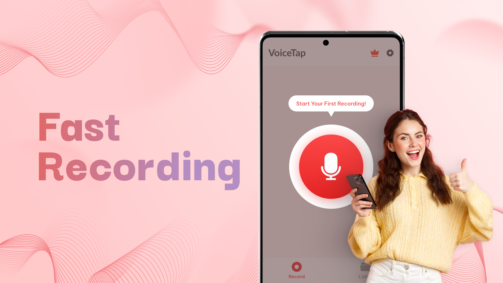 اسکرین شات 7 برنامه Voice Recorder - Voice memos