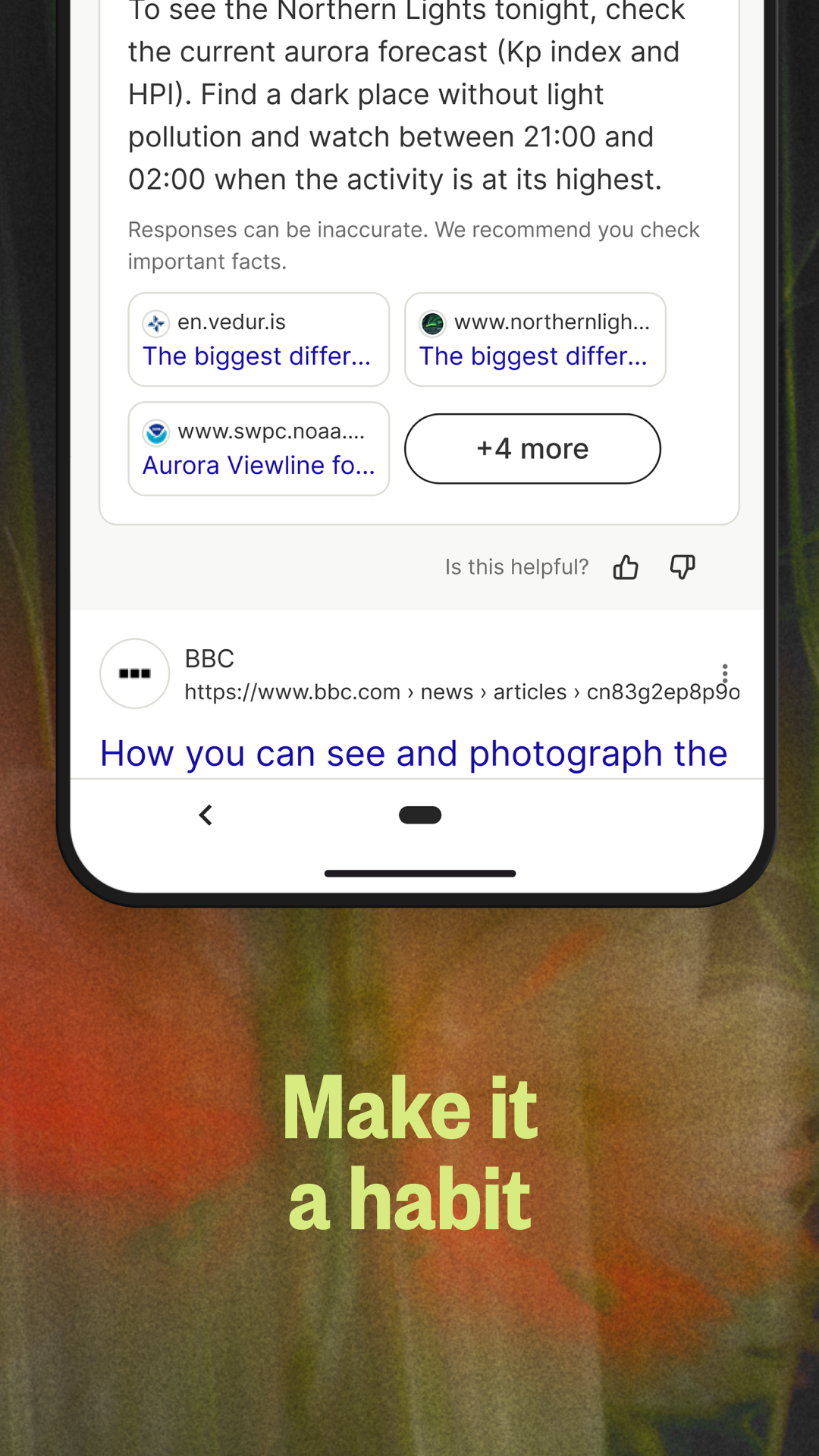 اسکرین شات 4 برنامه Ecosia: Search to plant trees