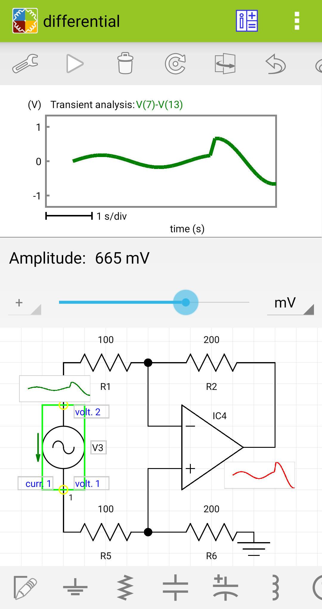 اسکرین شات 2 برنامه Electric Circuit Studio