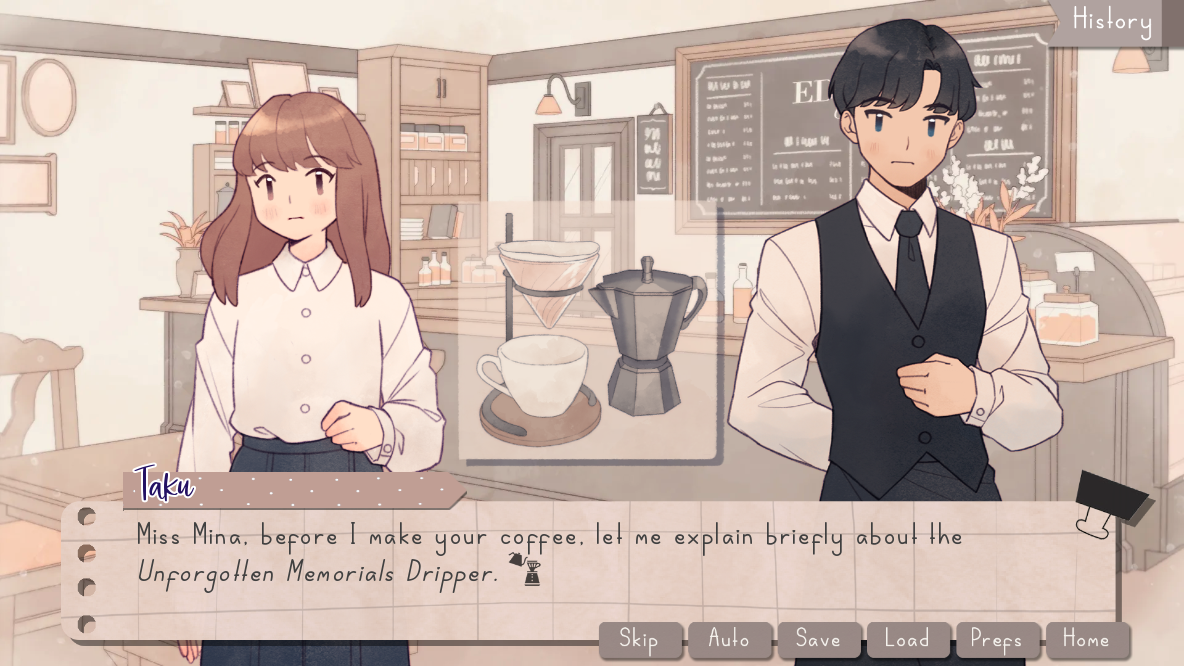 اسکرین شات 4 بازی EDDA Cafe Visual Novel