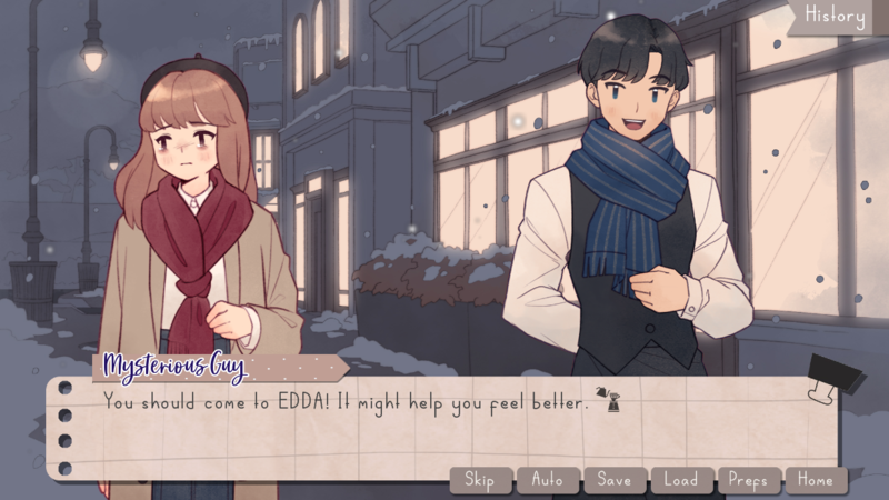 اسکرین شات 2 بازی EDDA Cafe Visual Novel