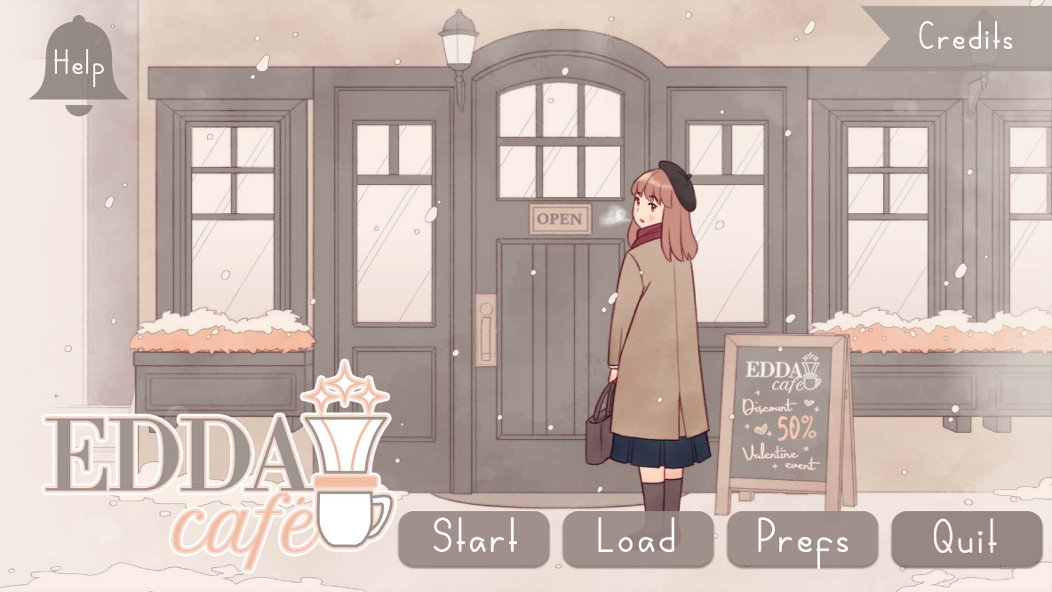 اسکرین شات 1 بازی EDDA Cafe Visual Novel