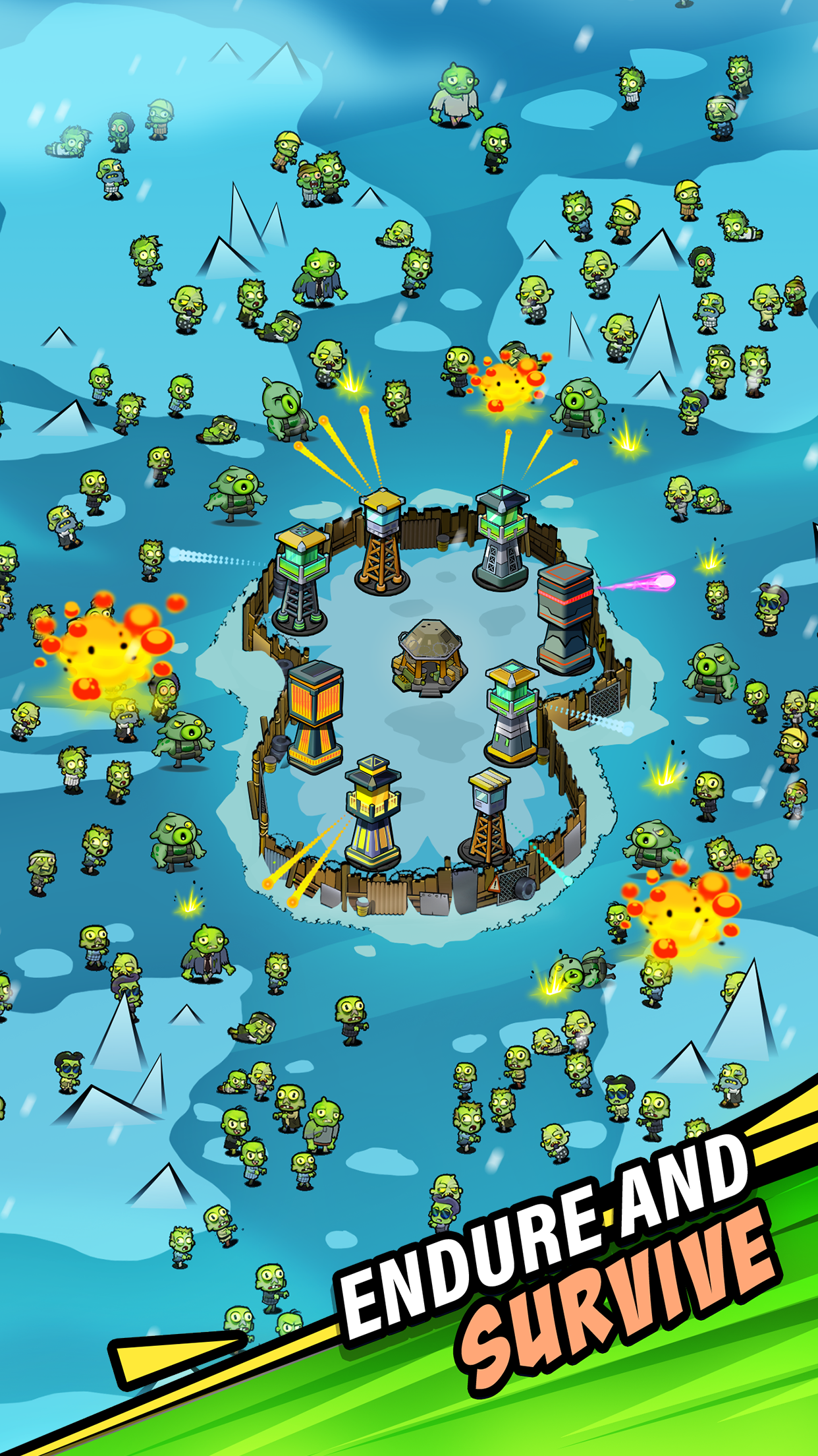 اسکرین شات 3 بازی Zombie Towers