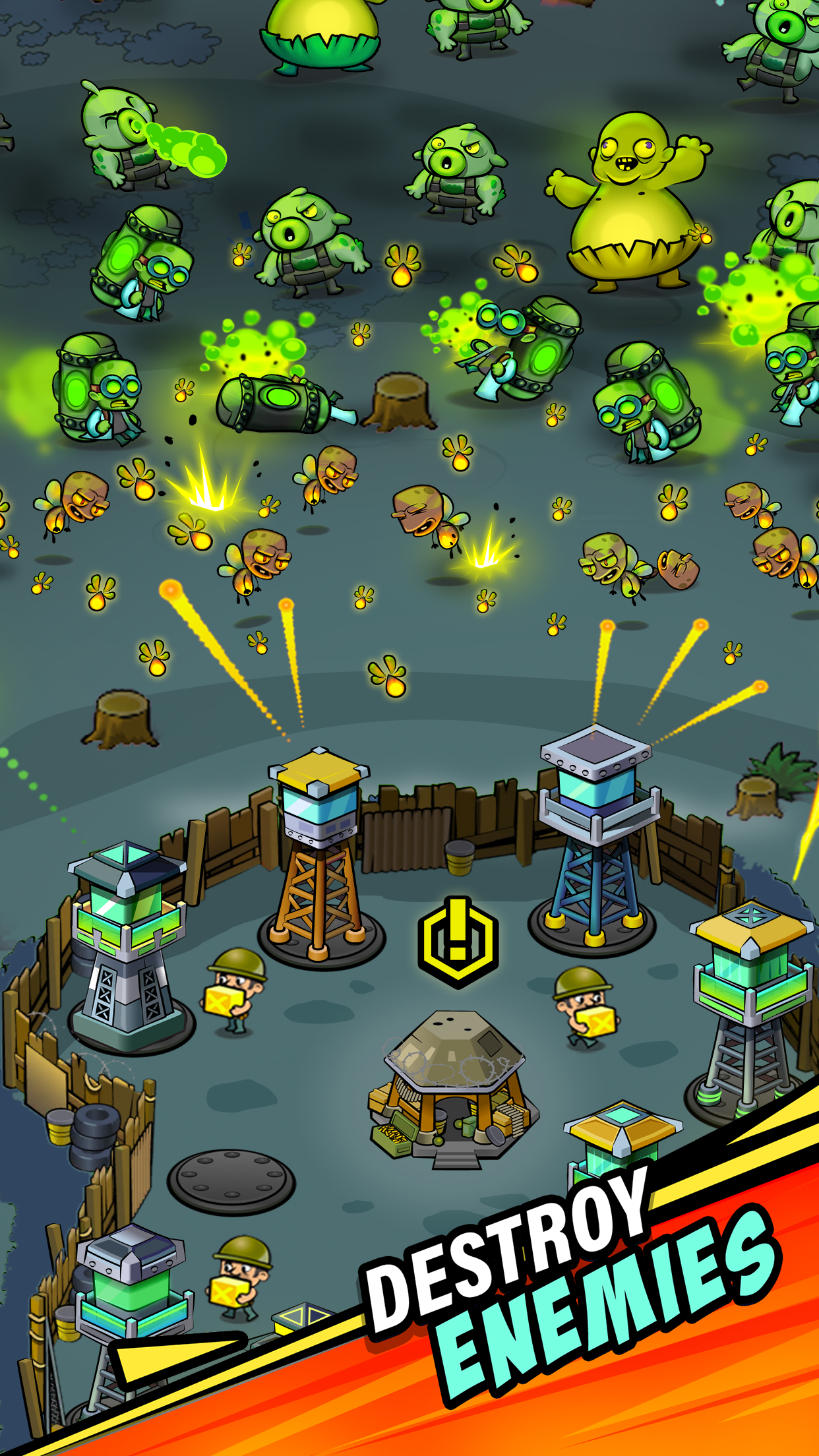 اسکرین شات 4 بازی Zombie Towers