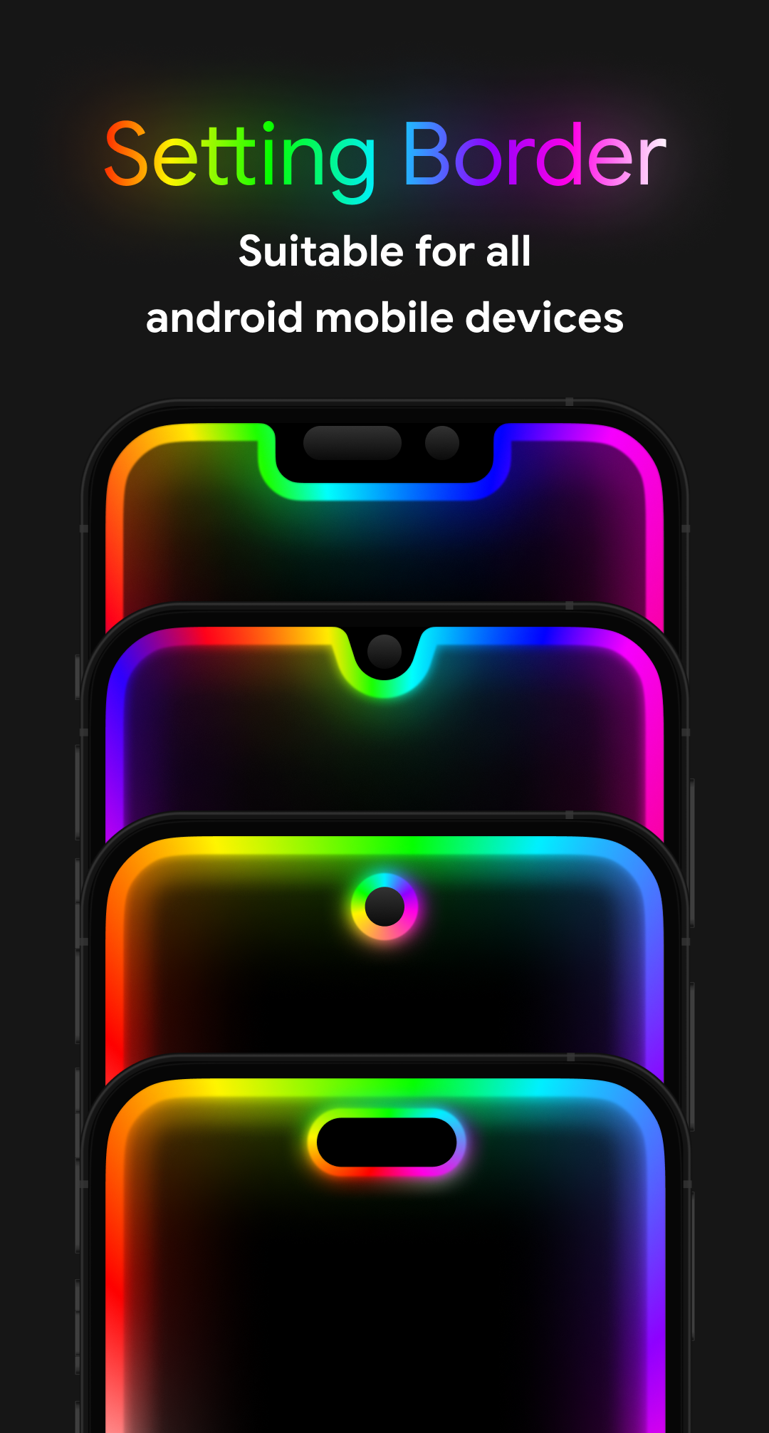 اسکرین شات 5 برنامه Edge Lighting: LED Borderlight