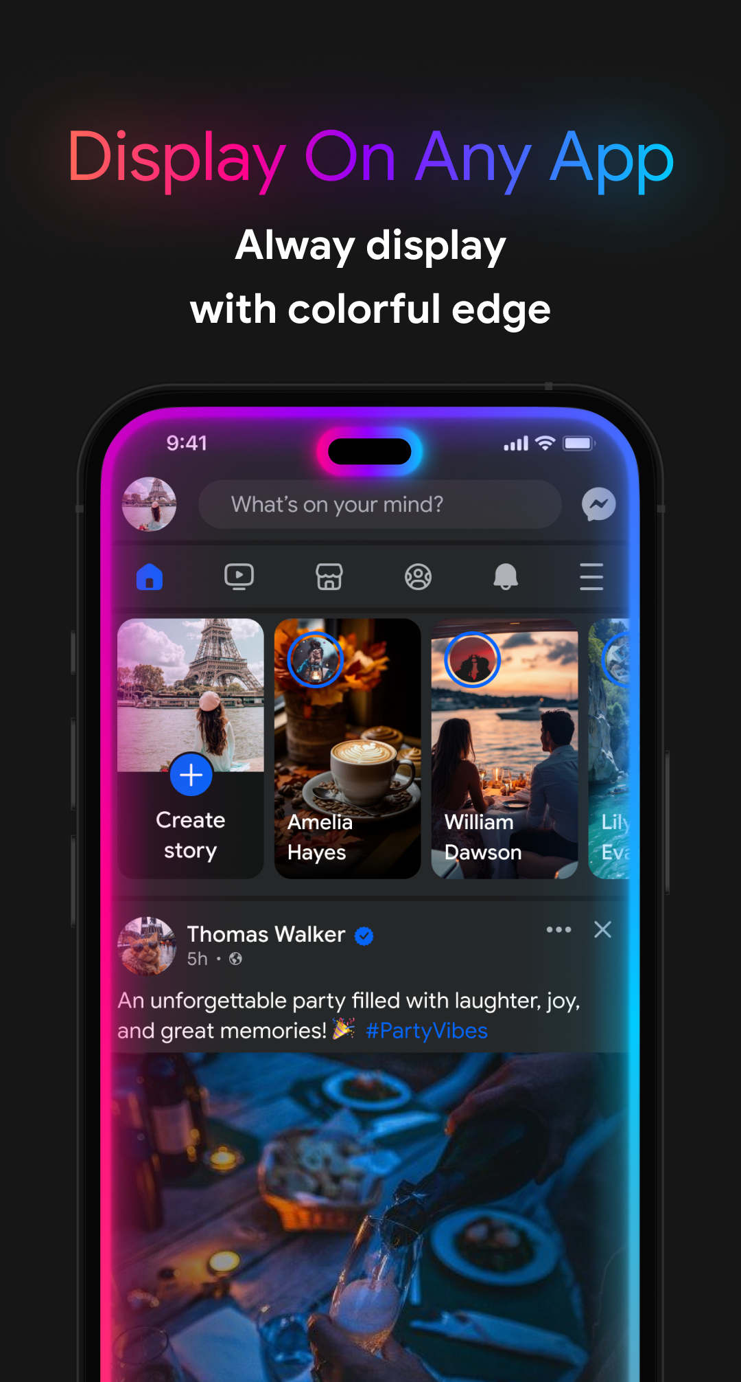اسکرین شات 6 برنامه Edge Lighting: LED Borderlight