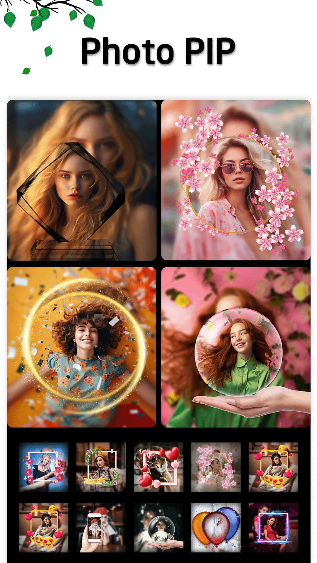 اسکرین شات 1 برنامه Photo PIP, Photo Editor